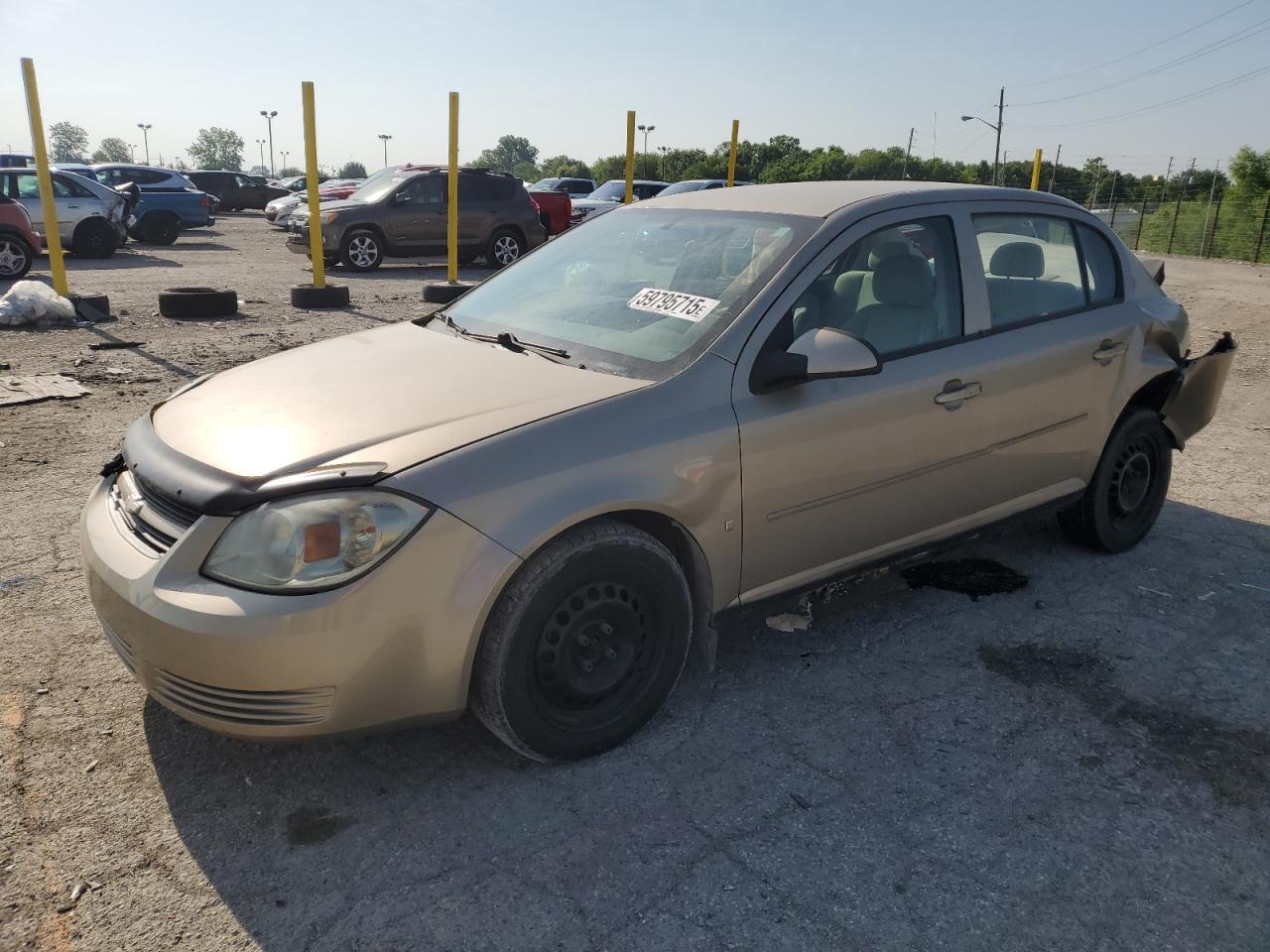 2008 Chevrolet Cobalt Lt Tan vin: 1G1AL55F887296001