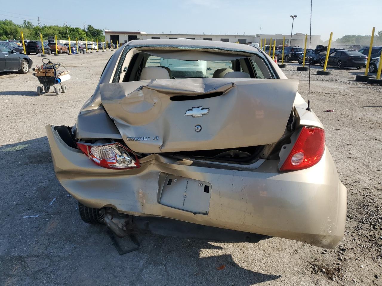 2008 Chevrolet Cobalt Lt Желто-коричневый vin: 1G1AL55F887296001