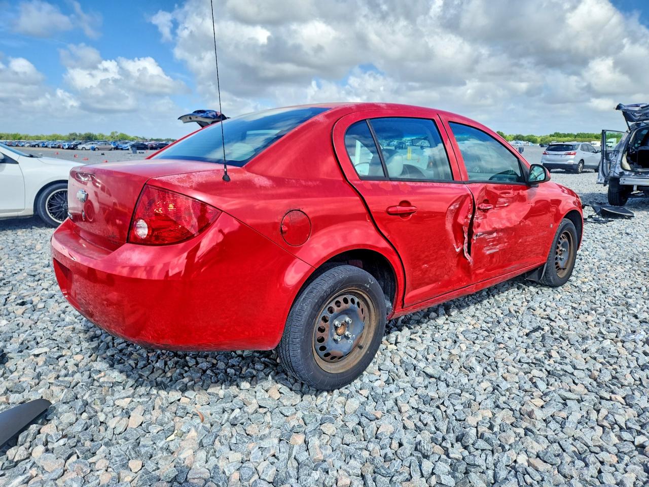 2007 Chevrolet Cobalt Lt Red vin: 1G1AL55F977342031