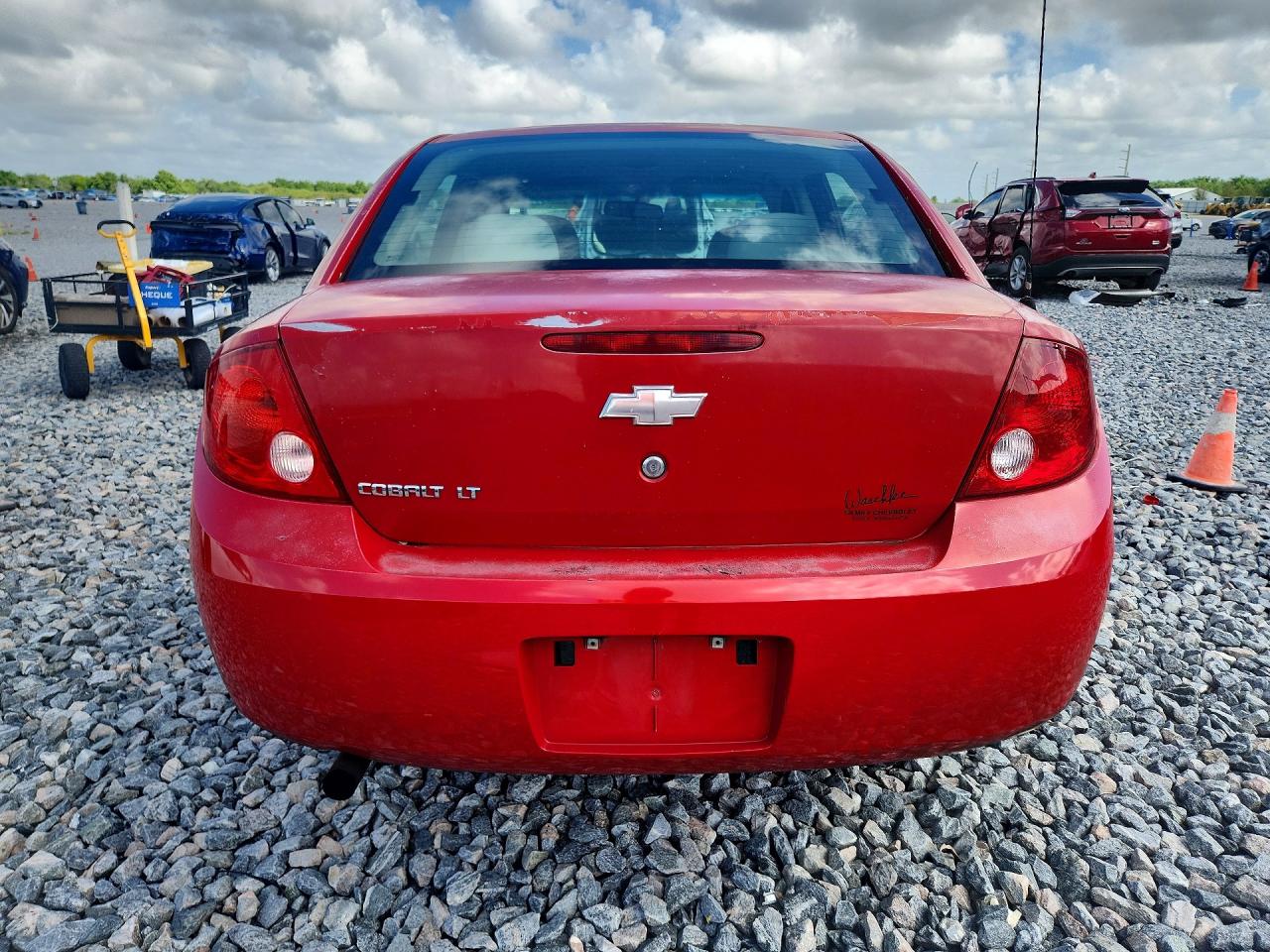 2007 Chevrolet Cobalt Lt Red vin: 1G1AL55F977342031
