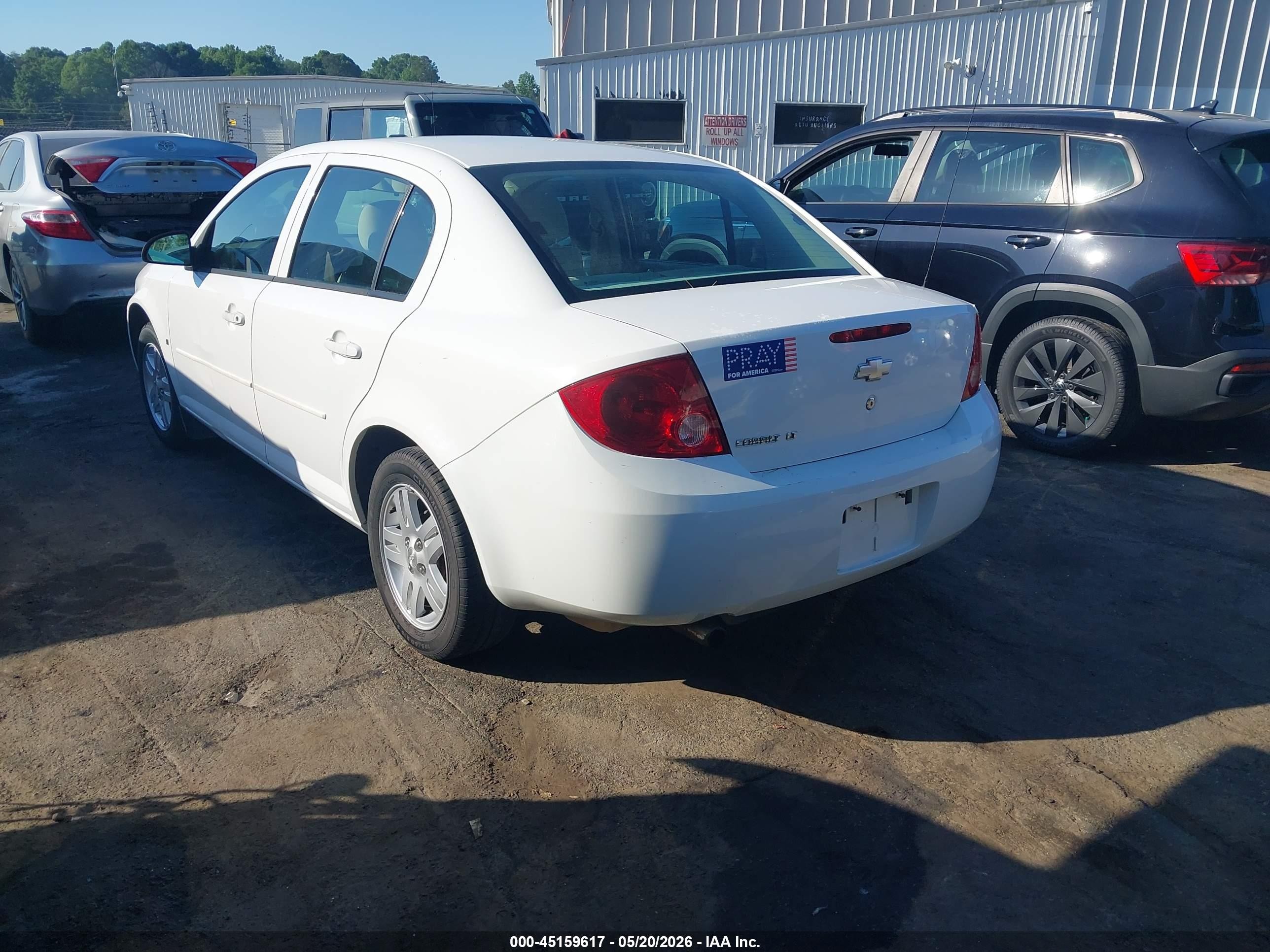2006 Chevrolet Cobalt Lt Белый vin: 1G1AL55FX67664532