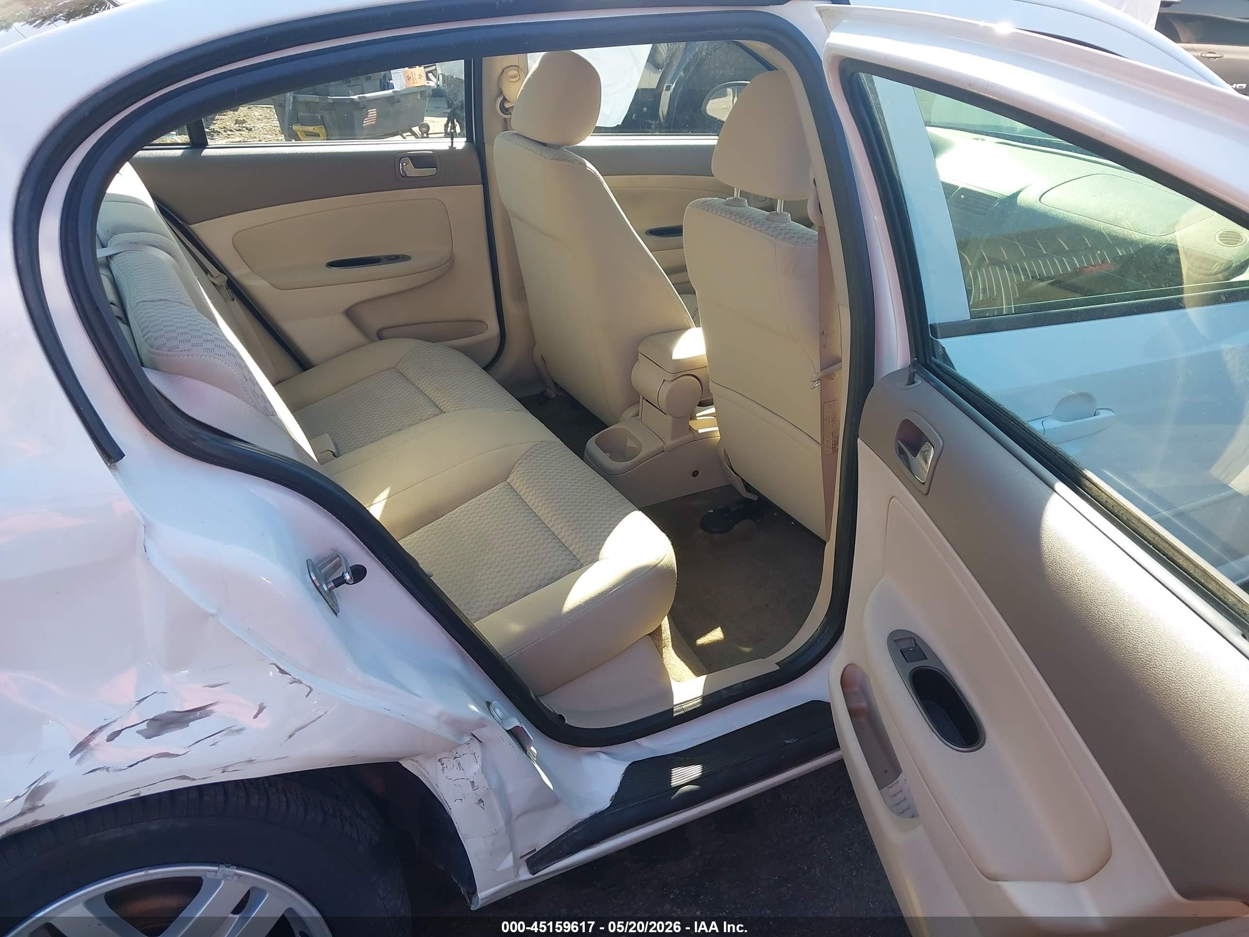 2006 Chevrolet Cobalt Lt Белый vin: 1G1AL55FX67664532