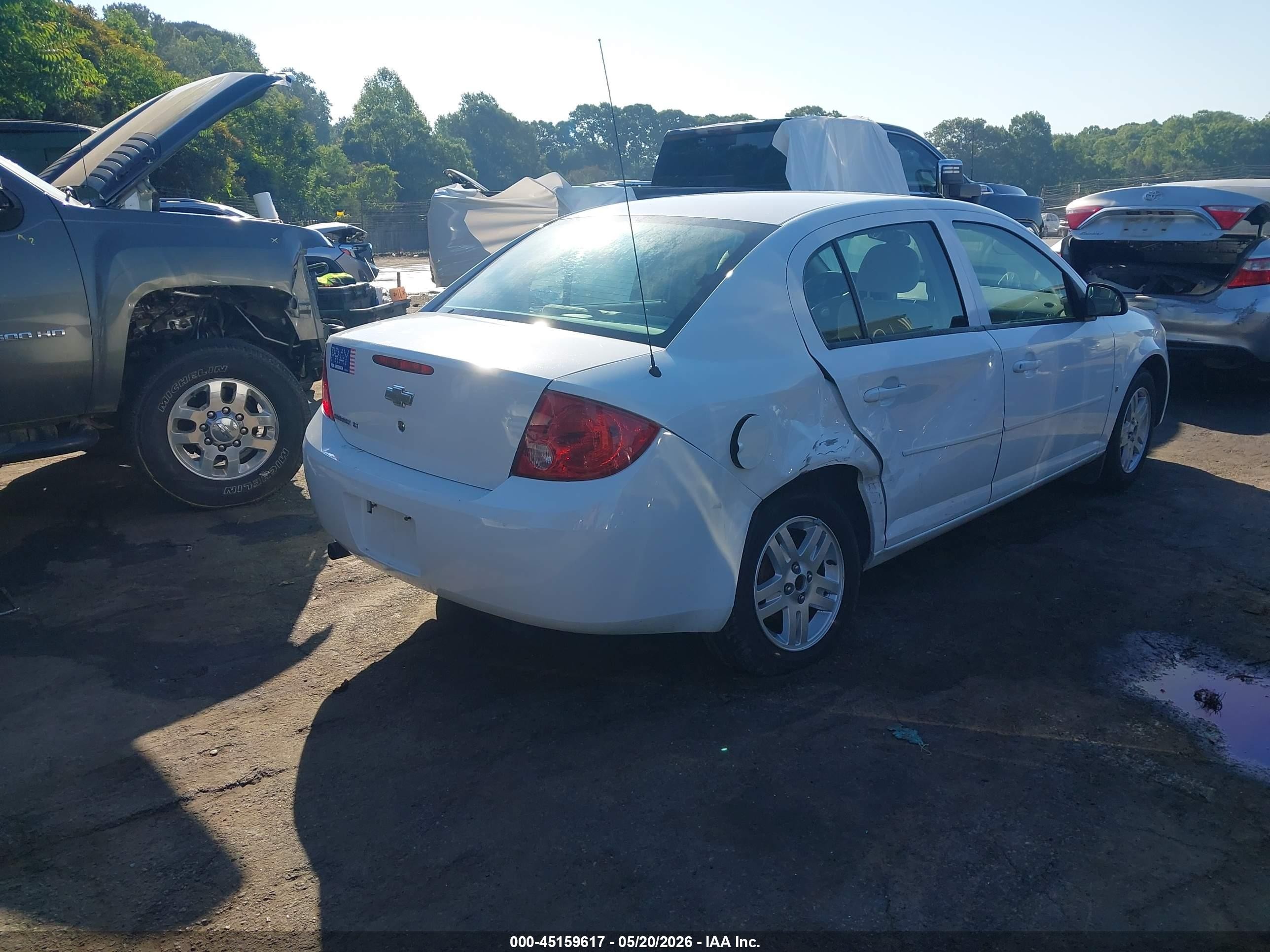 2006 Chevrolet Cobalt Lt Белый vin: 1G1AL55FX67664532
