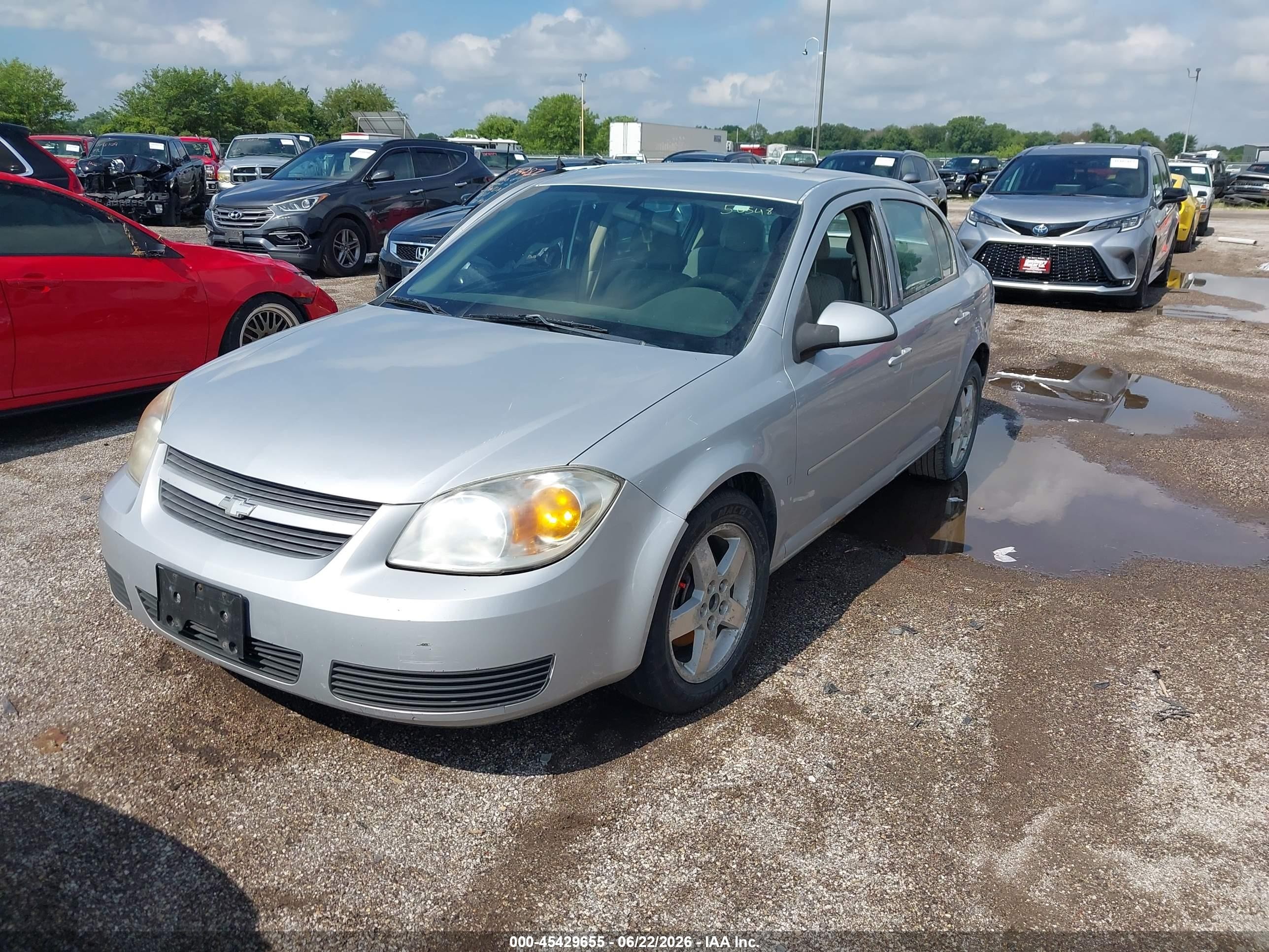 2007 Chevrolet Cobalt Lt Gray vin: 1G1AL55FX77308101