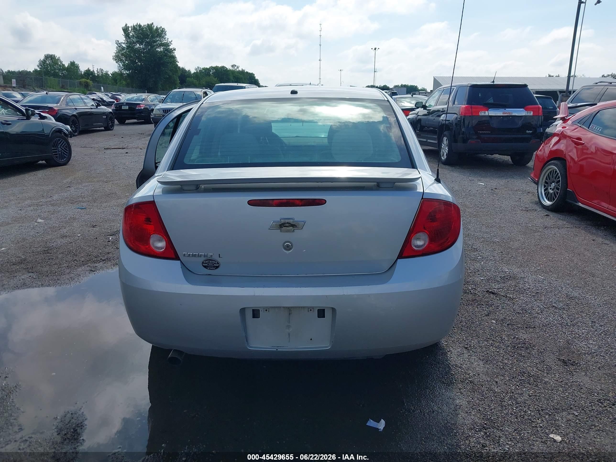 2007 Chevrolet Cobalt Lt Gray vin: 1G1AL55FX77308101
