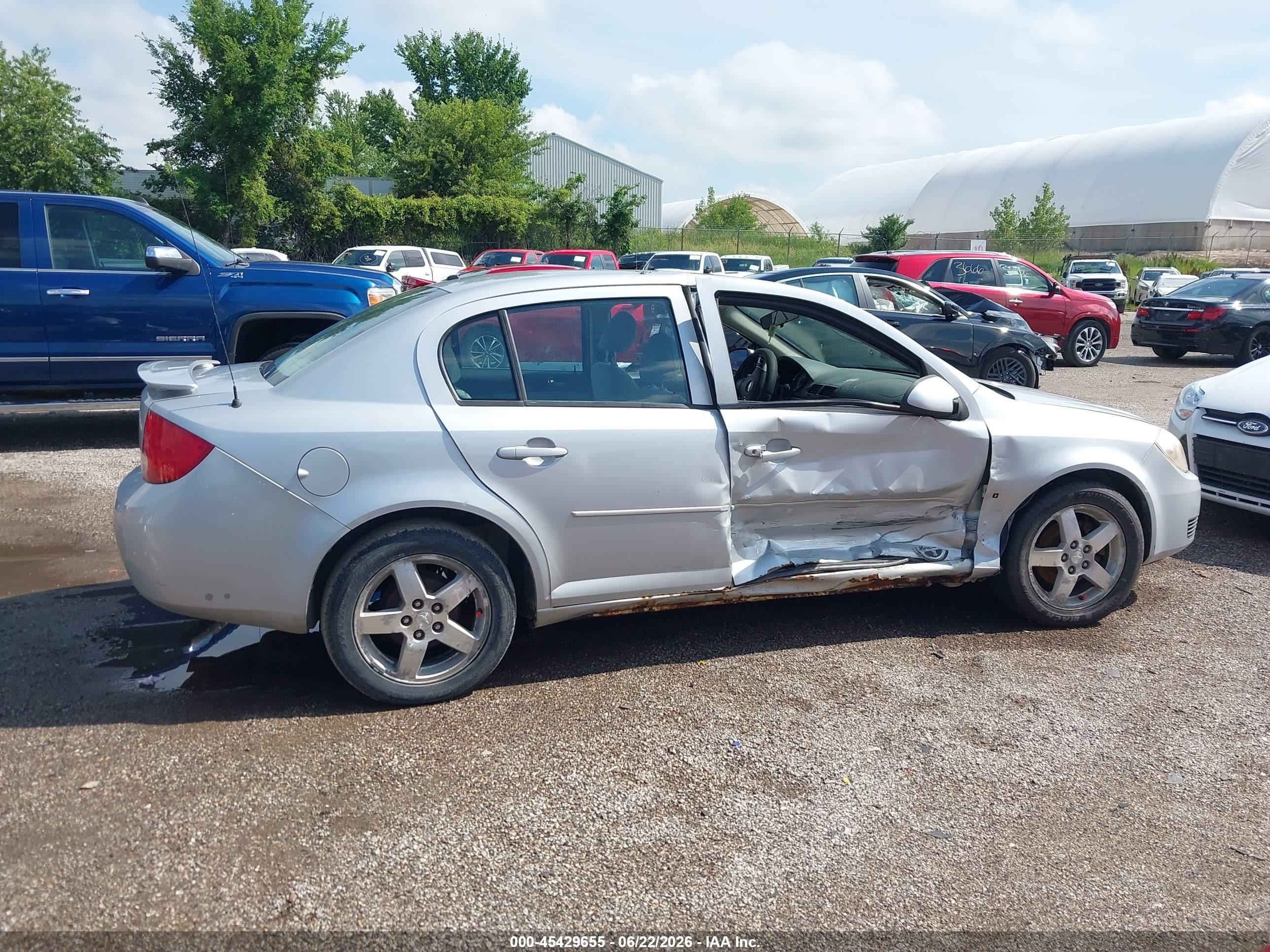 2007 Chevrolet Cobalt Lt Gray vin: 1G1AL55FX77308101
