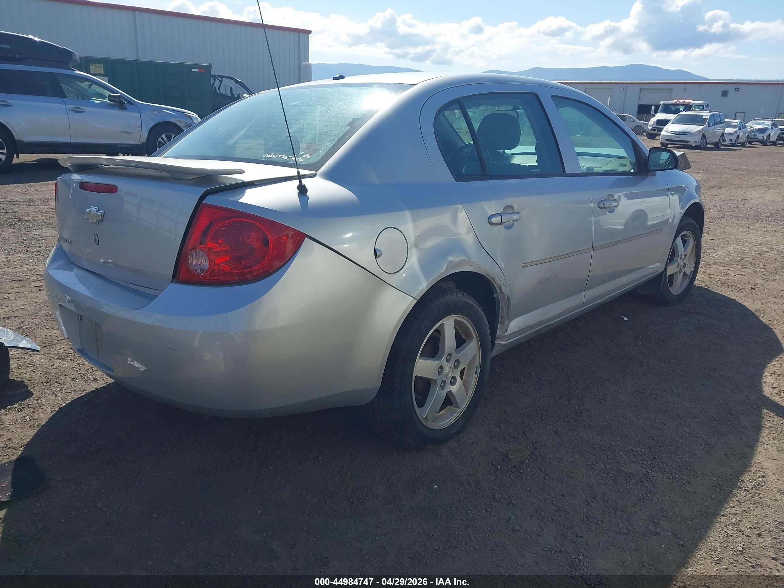 2007 Chevrolet Cobalt Lt Серебряный vin: 1G1AL55FX77309510