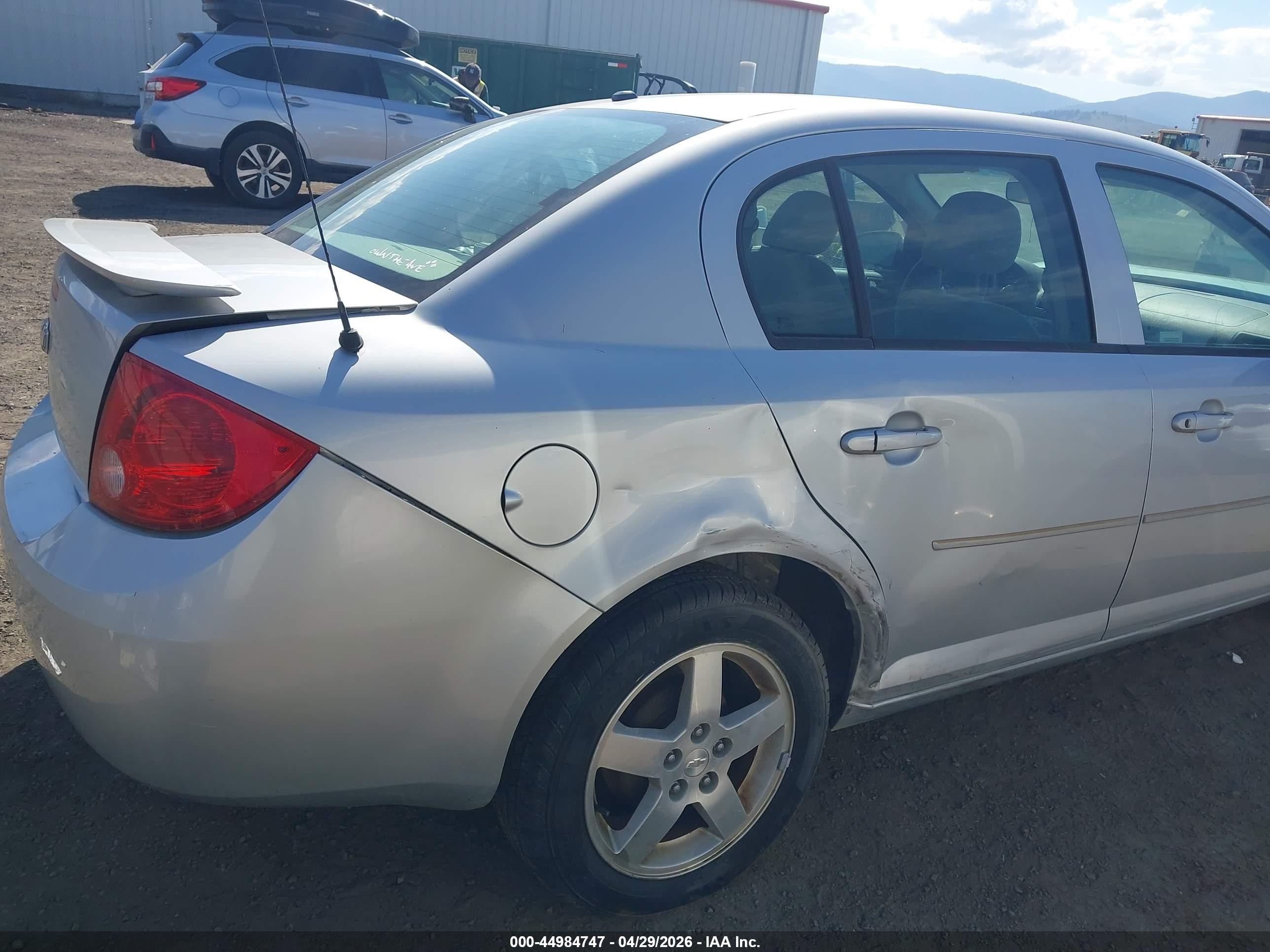2007 Chevrolet Cobalt Lt Серебряный vin: 1G1AL55FX77309510