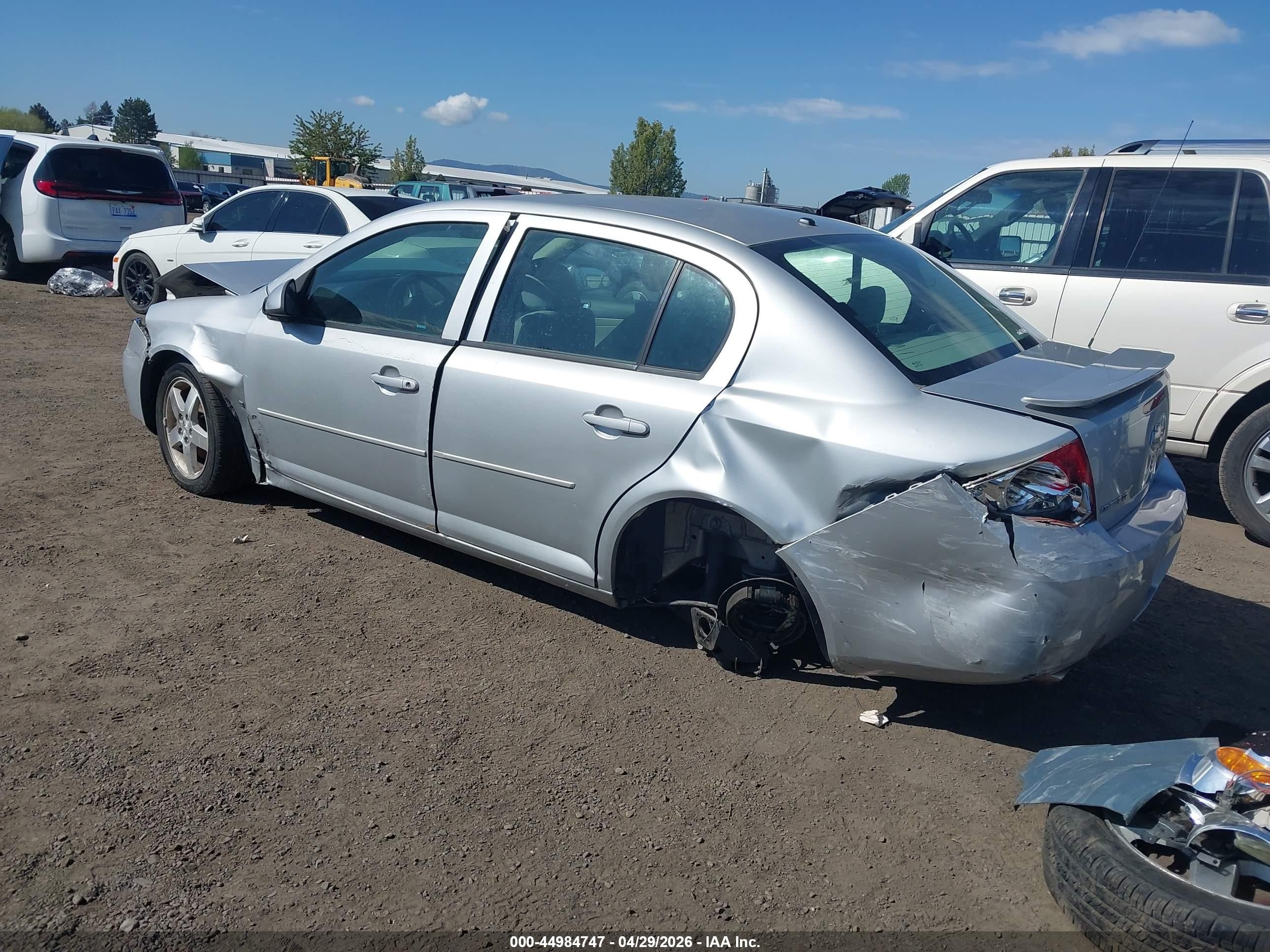 2007 Chevrolet Cobalt Lt Серебряный vin: 1G1AL55FX77309510