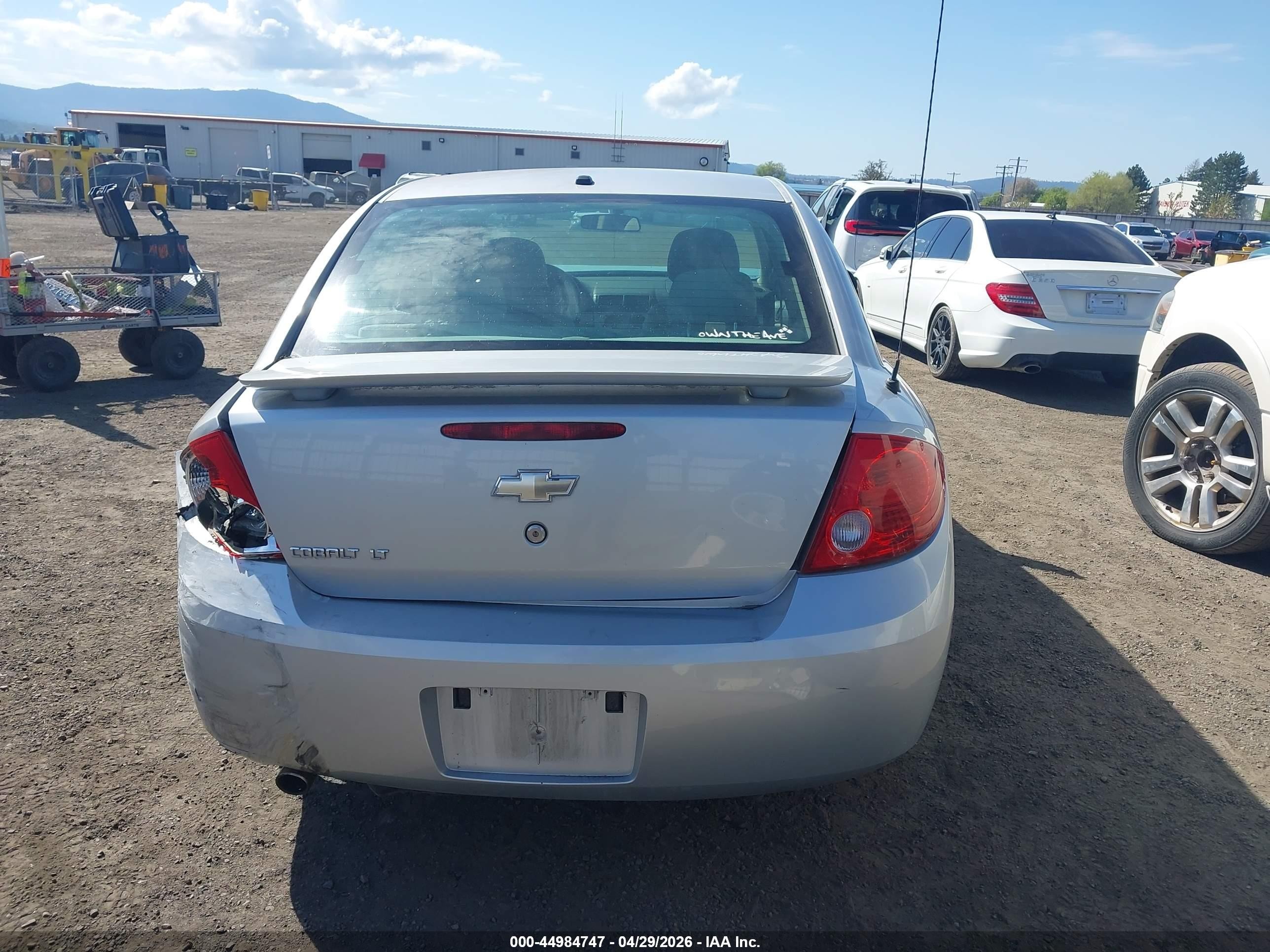 2007 Chevrolet Cobalt Lt Серебряный vin: 1G1AL55FX77309510