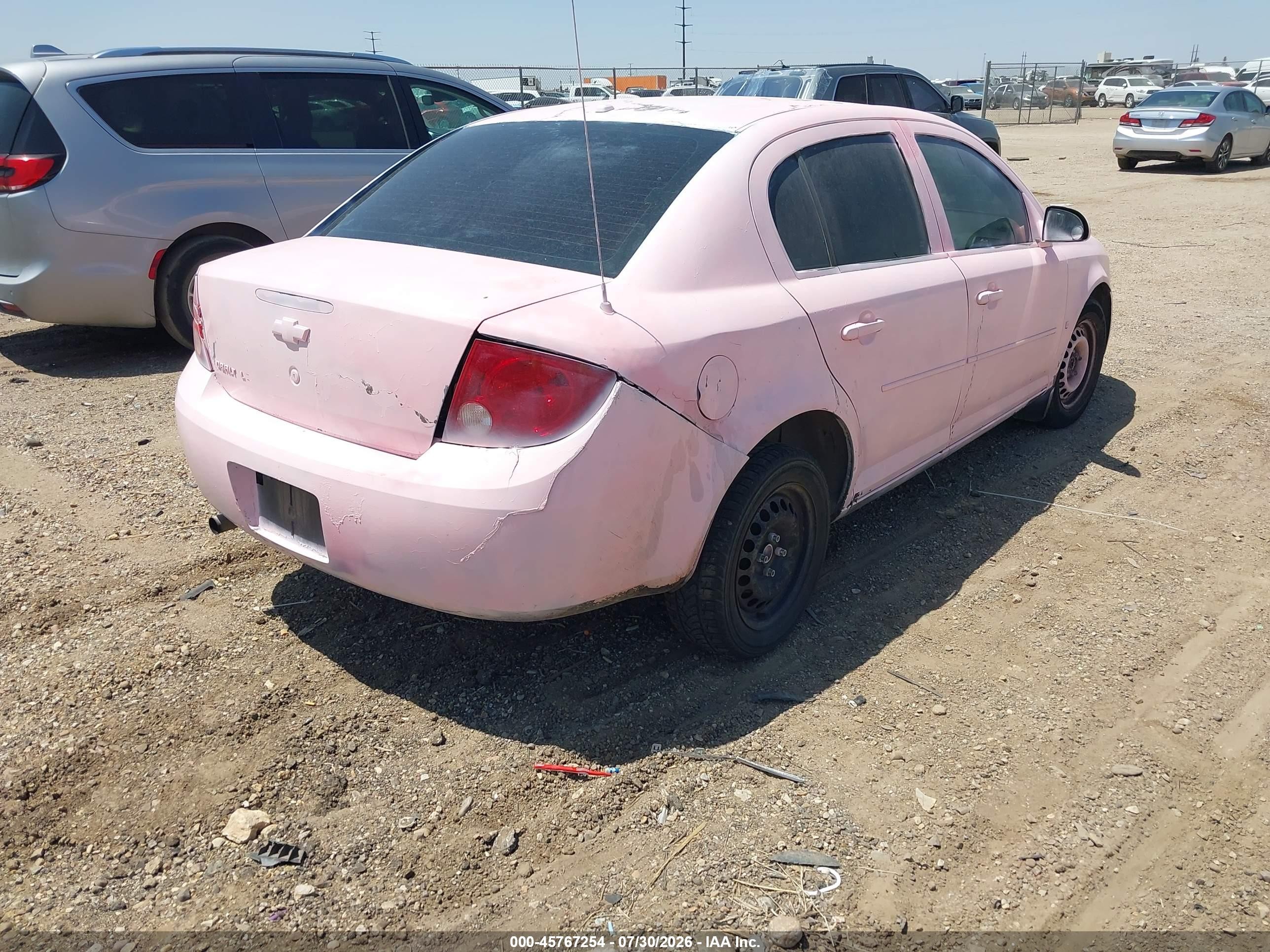 2008 Chevrolet Cobalt Lt Pink vin: 1G1AL58F087128140