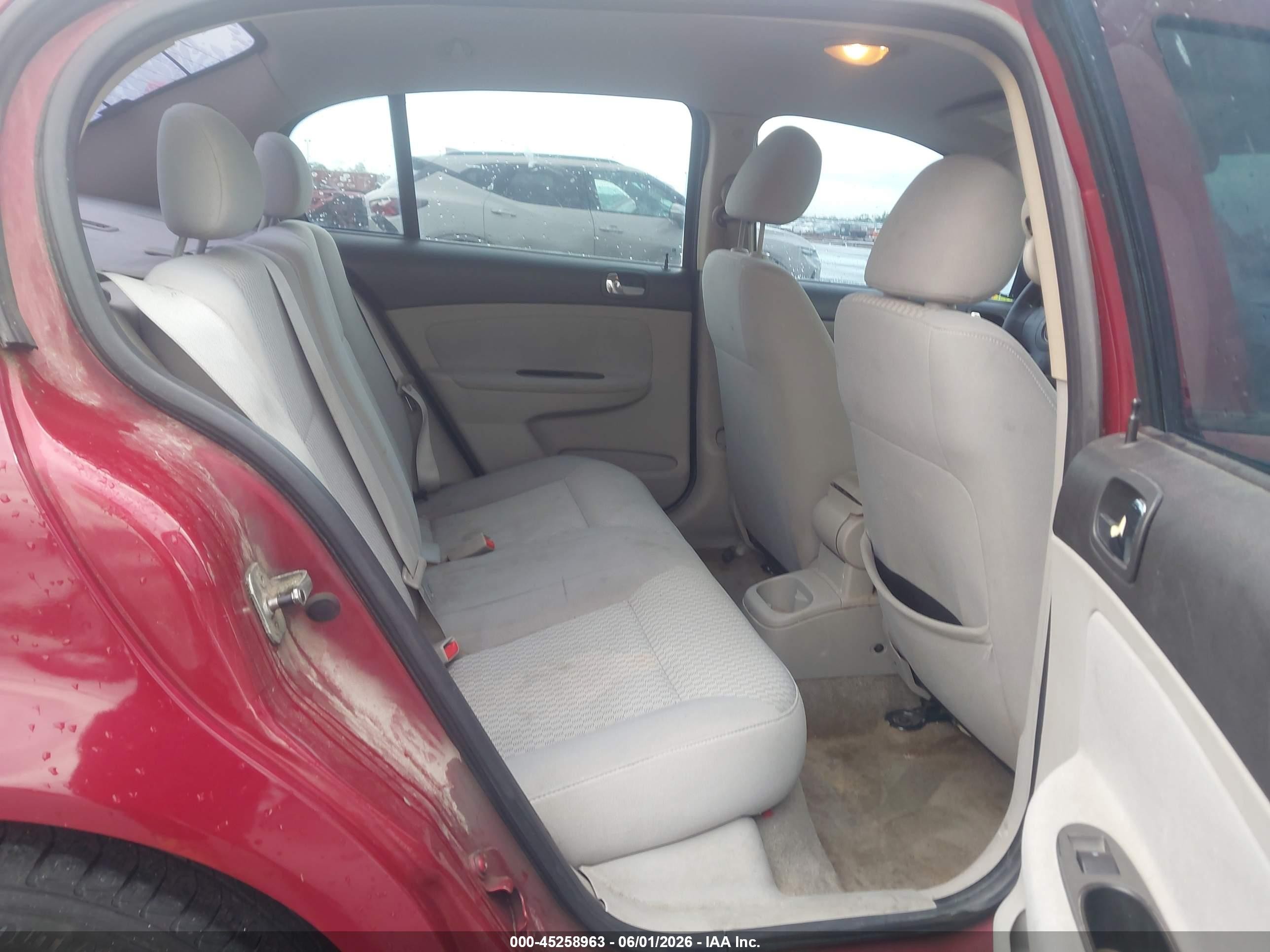 2008 Chevrolet Cobalt Lt Maroon vin: 1G1AL58F087190444
