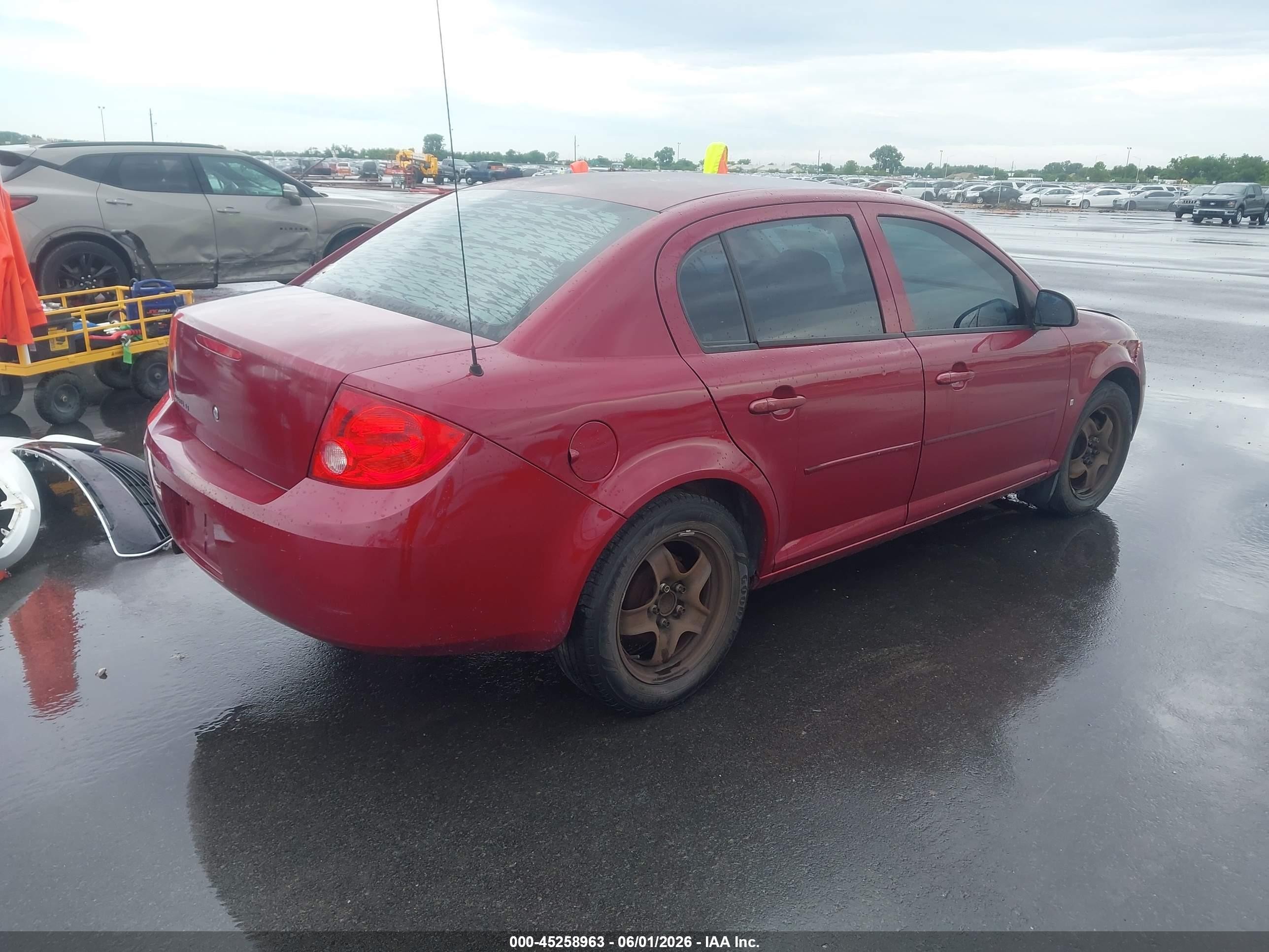 2008 Chevrolet Cobalt Lt Maroon vin: 1G1AL58F087190444