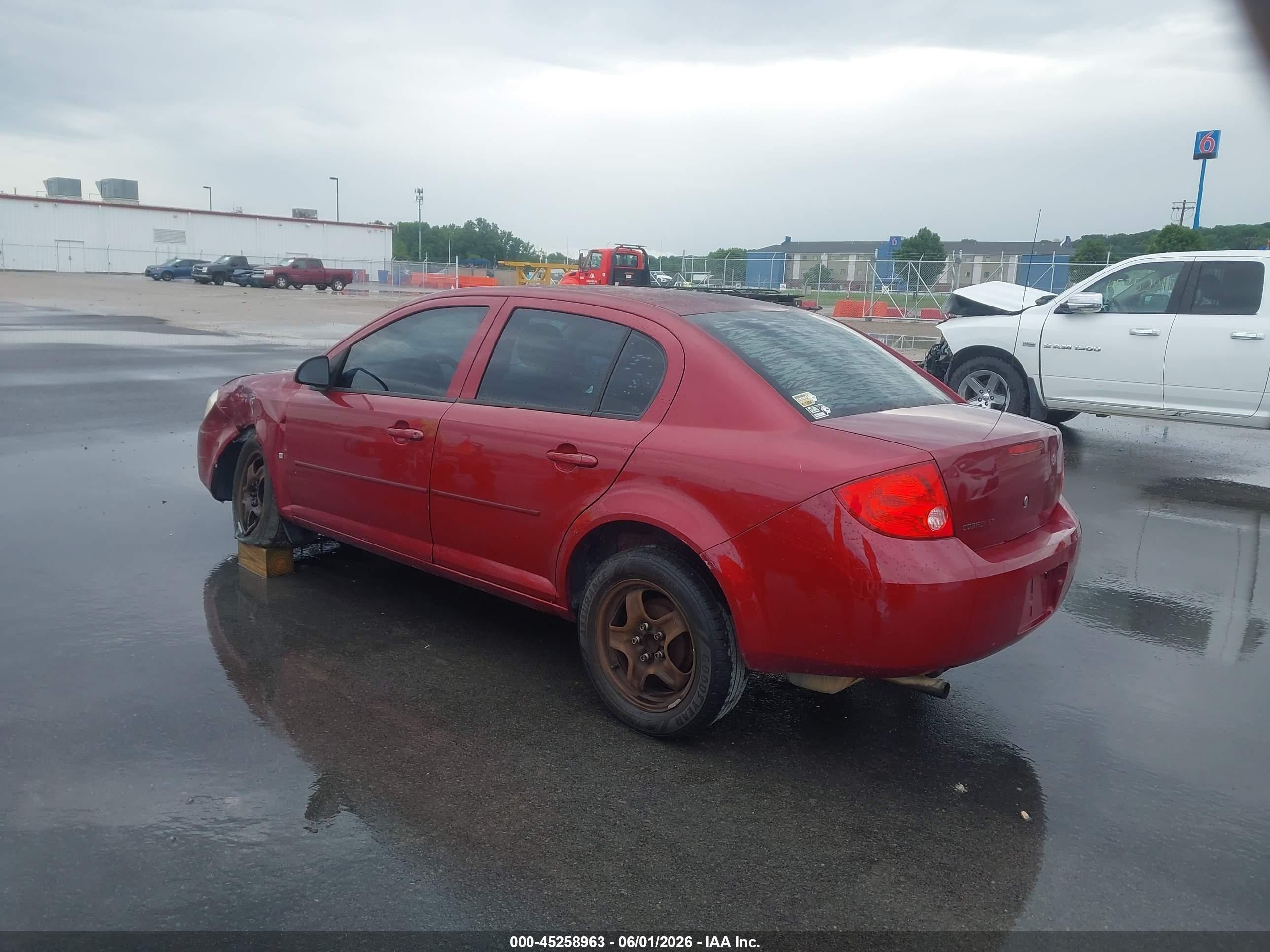 2008 Chevrolet Cobalt Lt Maroon vin: 1G1AL58F087190444