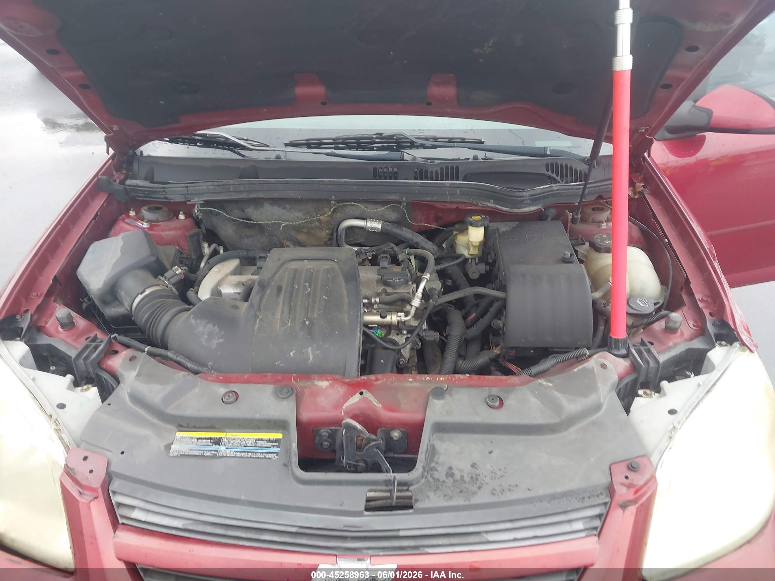 2008 Chevrolet Cobalt Lt Maroon vin: 1G1AL58F087190444