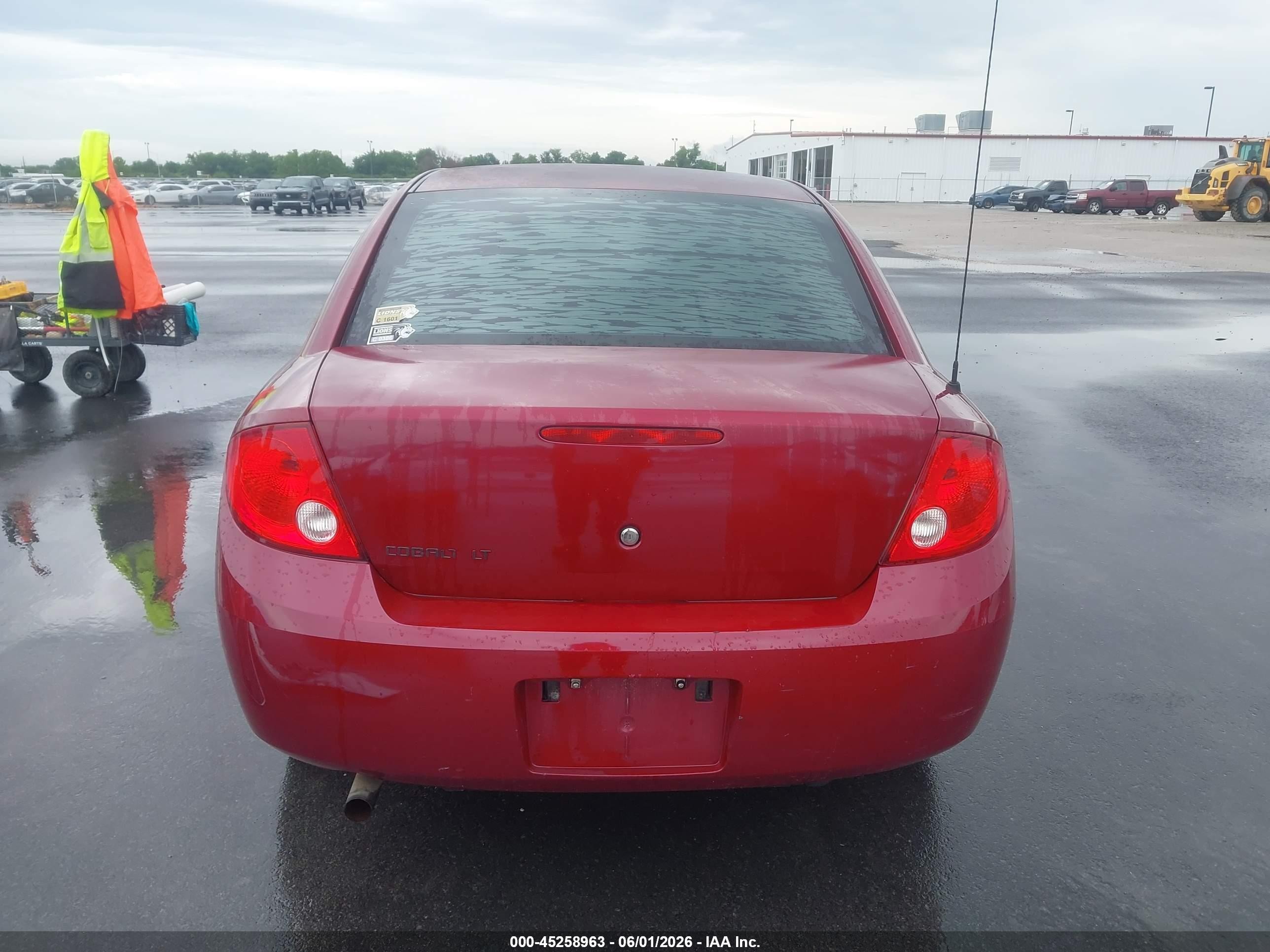 2008 Chevrolet Cobalt Lt Maroon vin: 1G1AL58F087190444