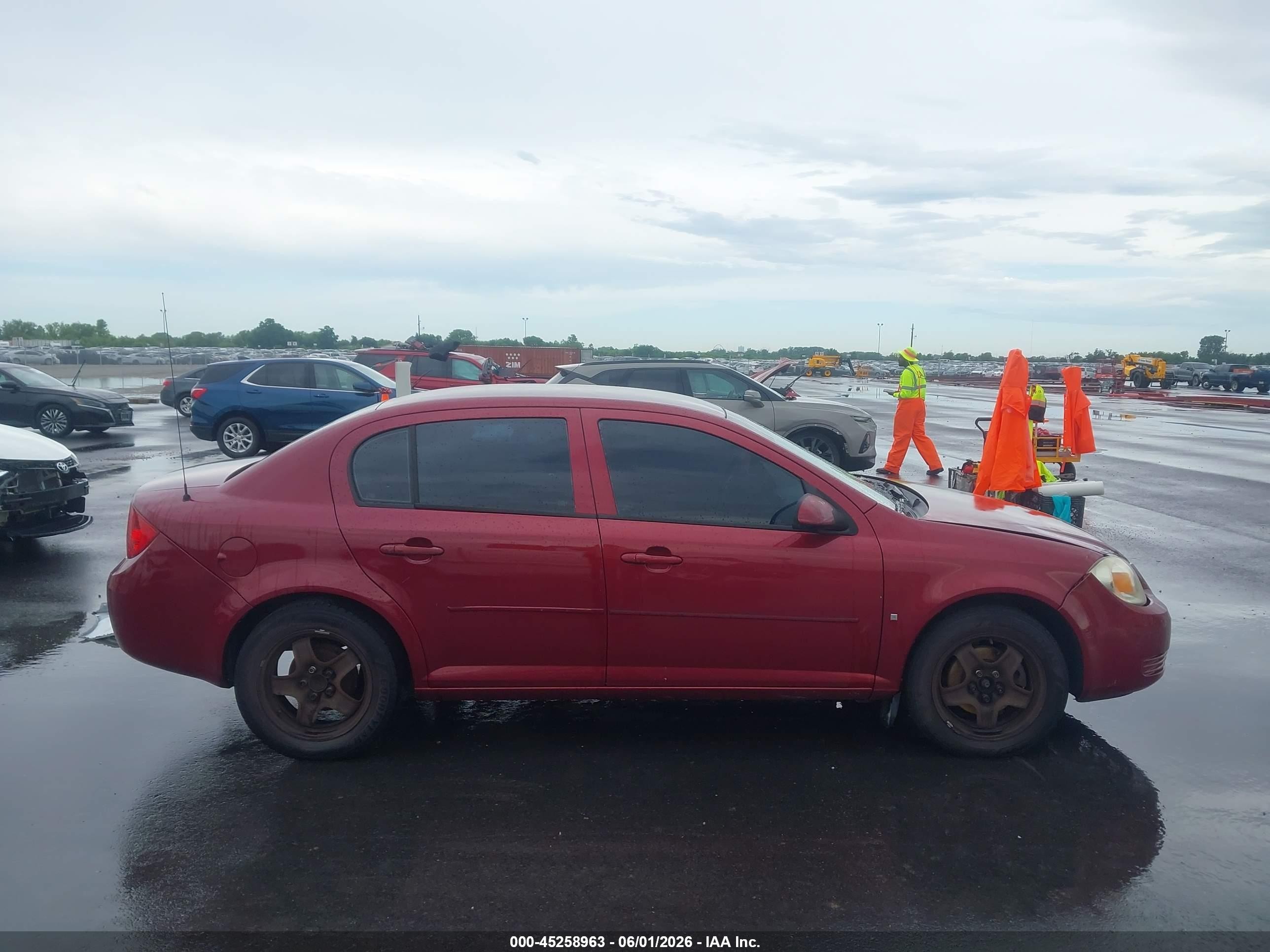 2008 Chevrolet Cobalt Lt Maroon vin: 1G1AL58F087190444