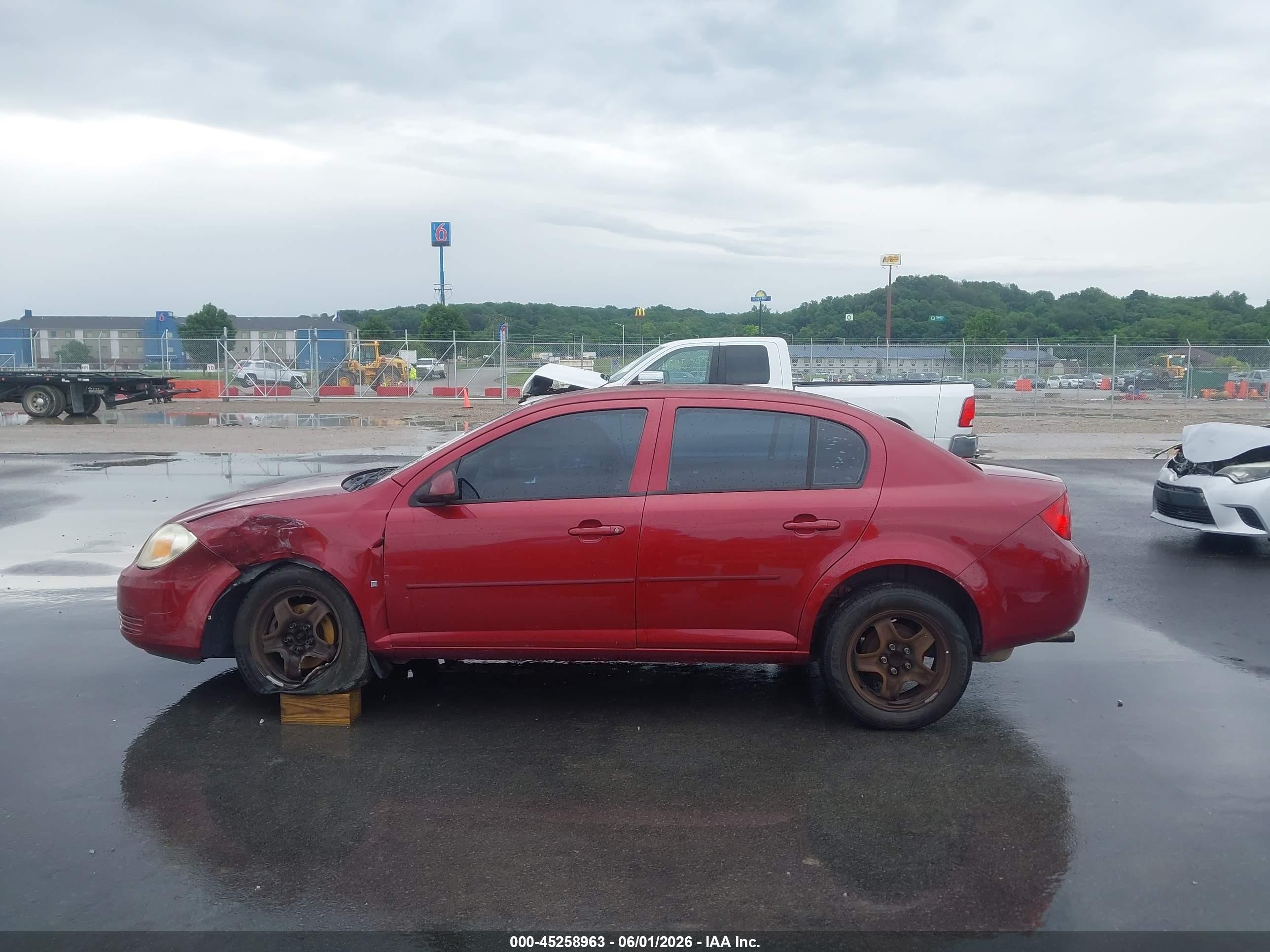2008 Chevrolet Cobalt Lt Maroon vin: 1G1AL58F087190444
