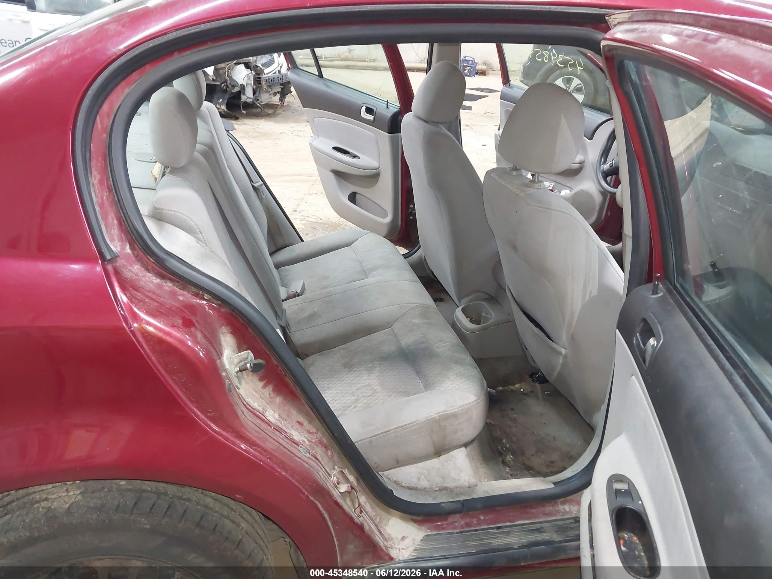 2008 Chevrolet Cobalt Lt Burgundy vin: 1G1AL58F087336339