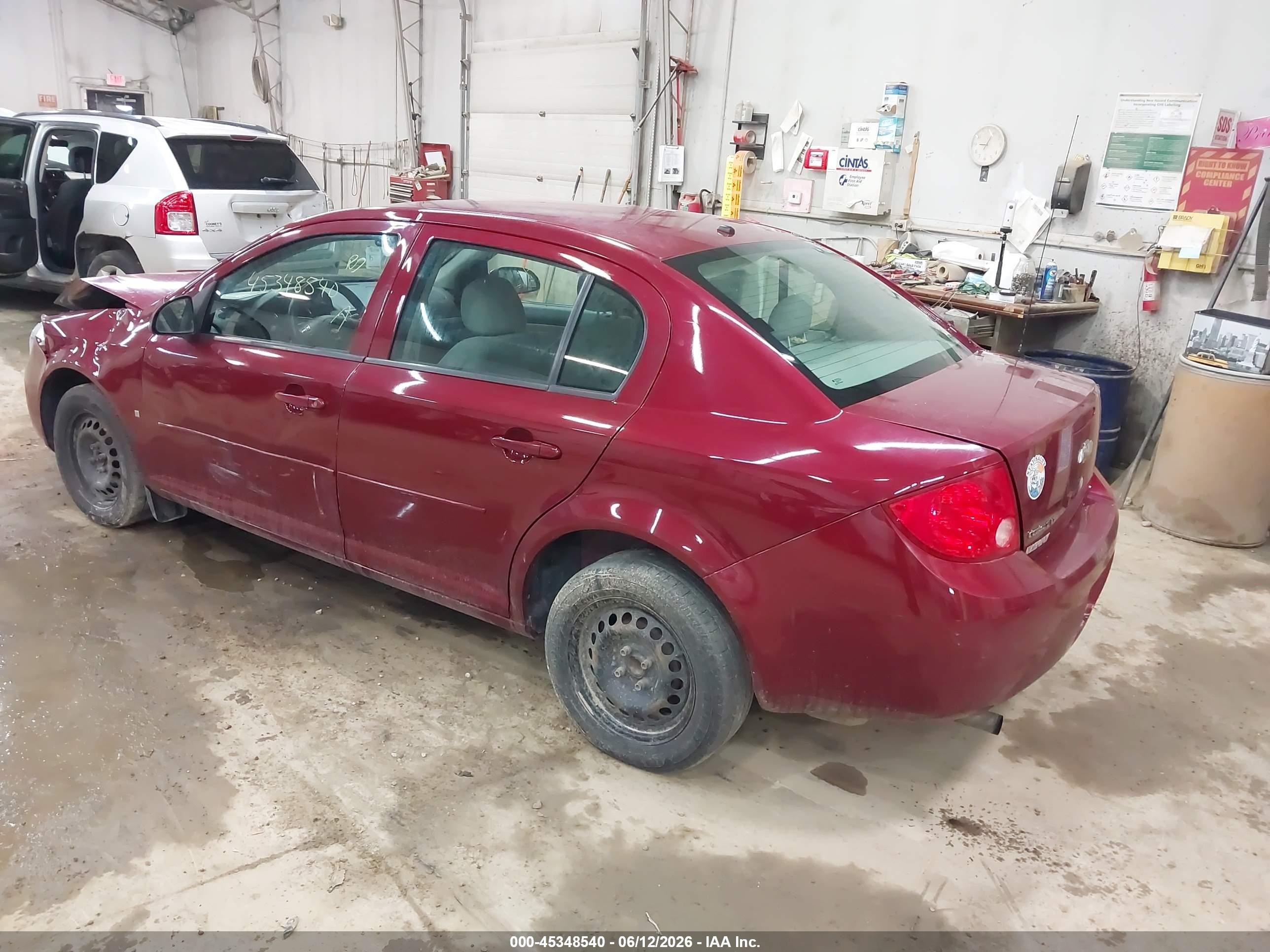 2008 Chevrolet Cobalt Lt Burgundy vin: 1G1AL58F087336339