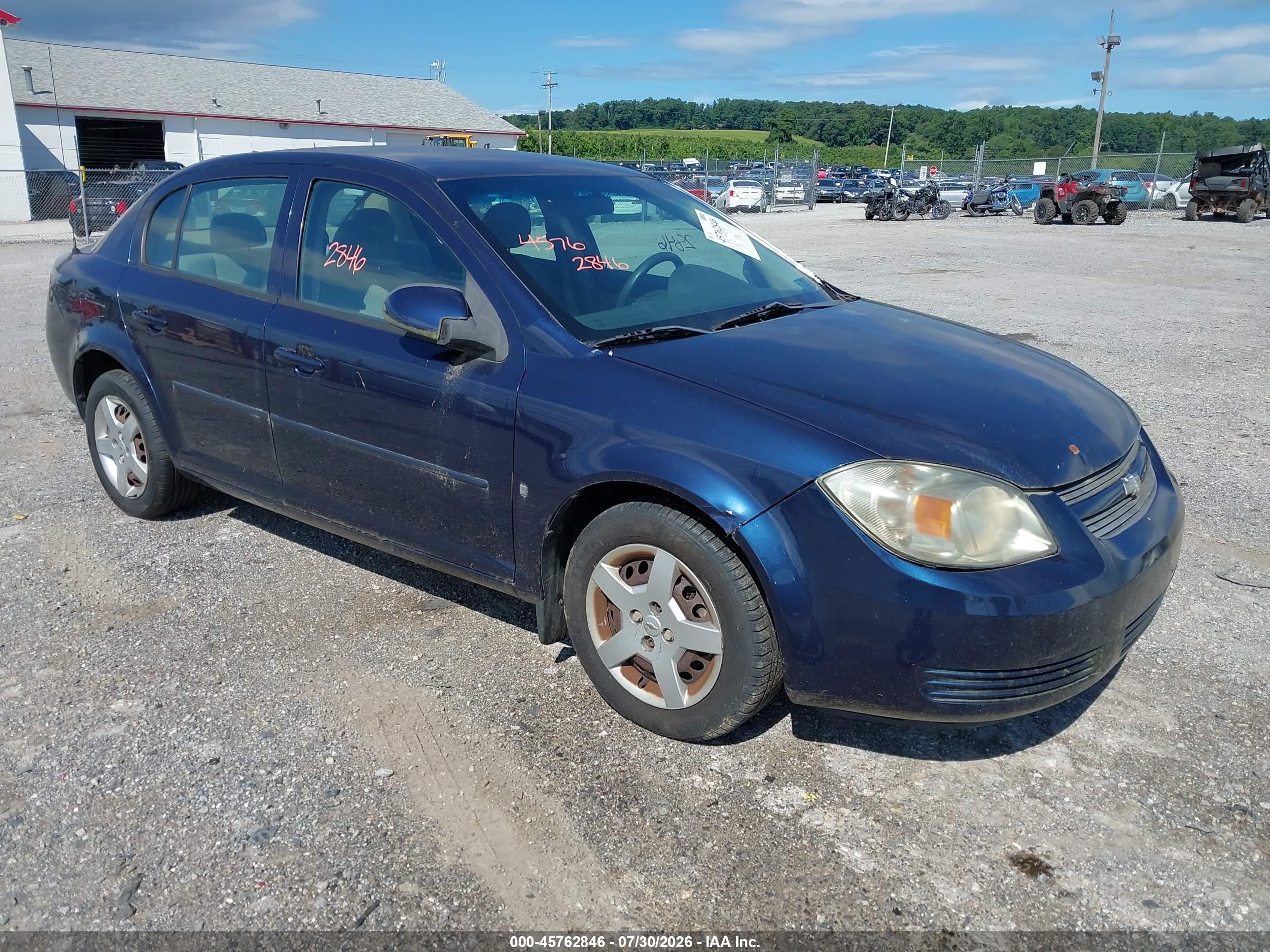 2008 Chevrolet Cobalt Lt Blue vin: 1G1AL58F187146405