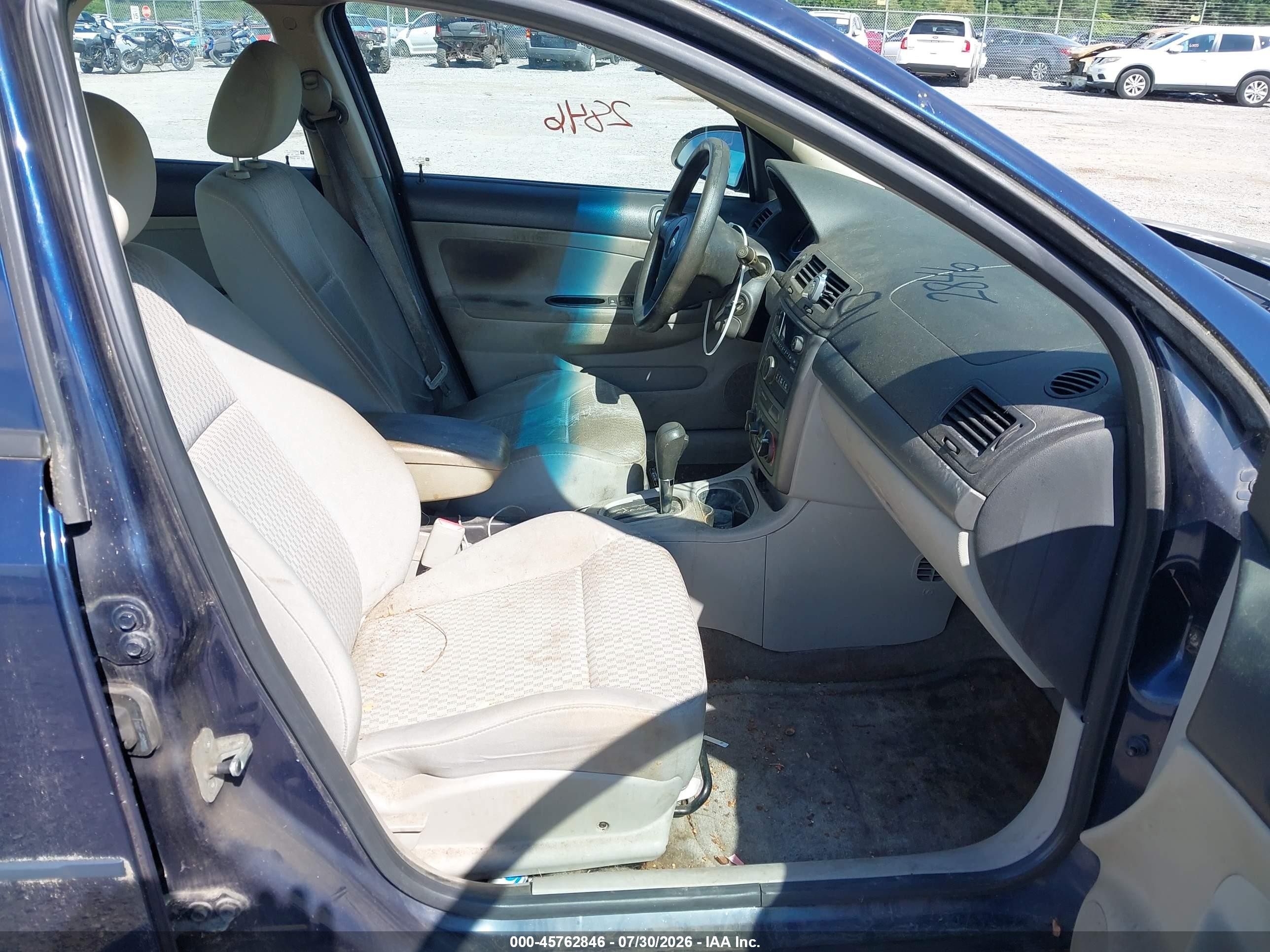 2008 Chevrolet Cobalt Lt Blue vin: 1G1AL58F187146405