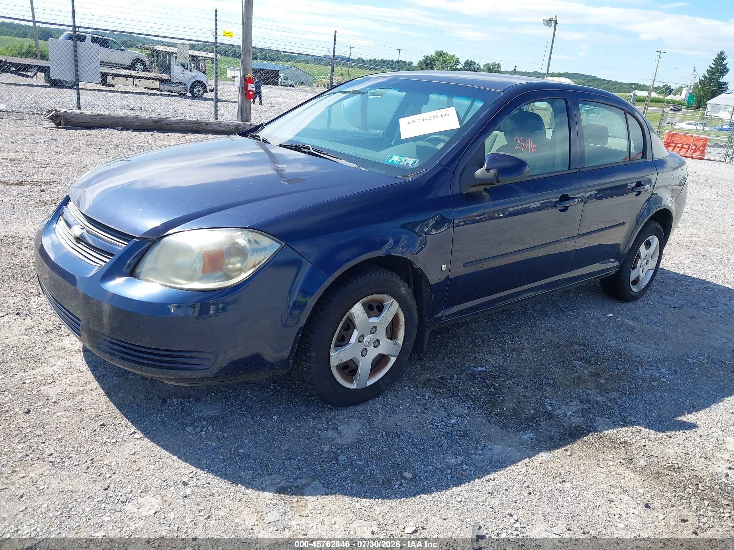 2008 Chevrolet Cobalt Lt Blue vin: 1G1AL58F187146405