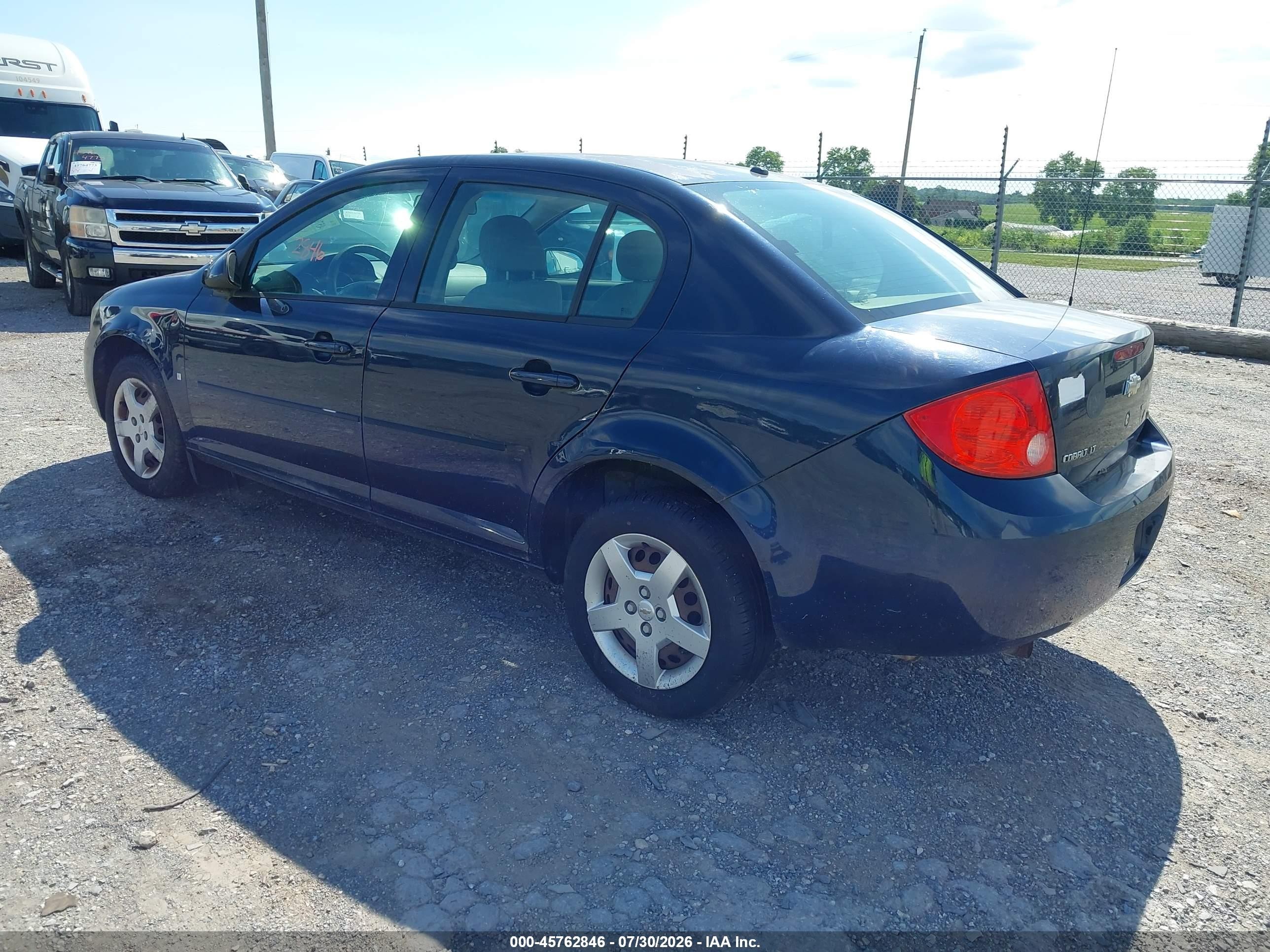 2008 Chevrolet Cobalt Lt Blue vin: 1G1AL58F187146405