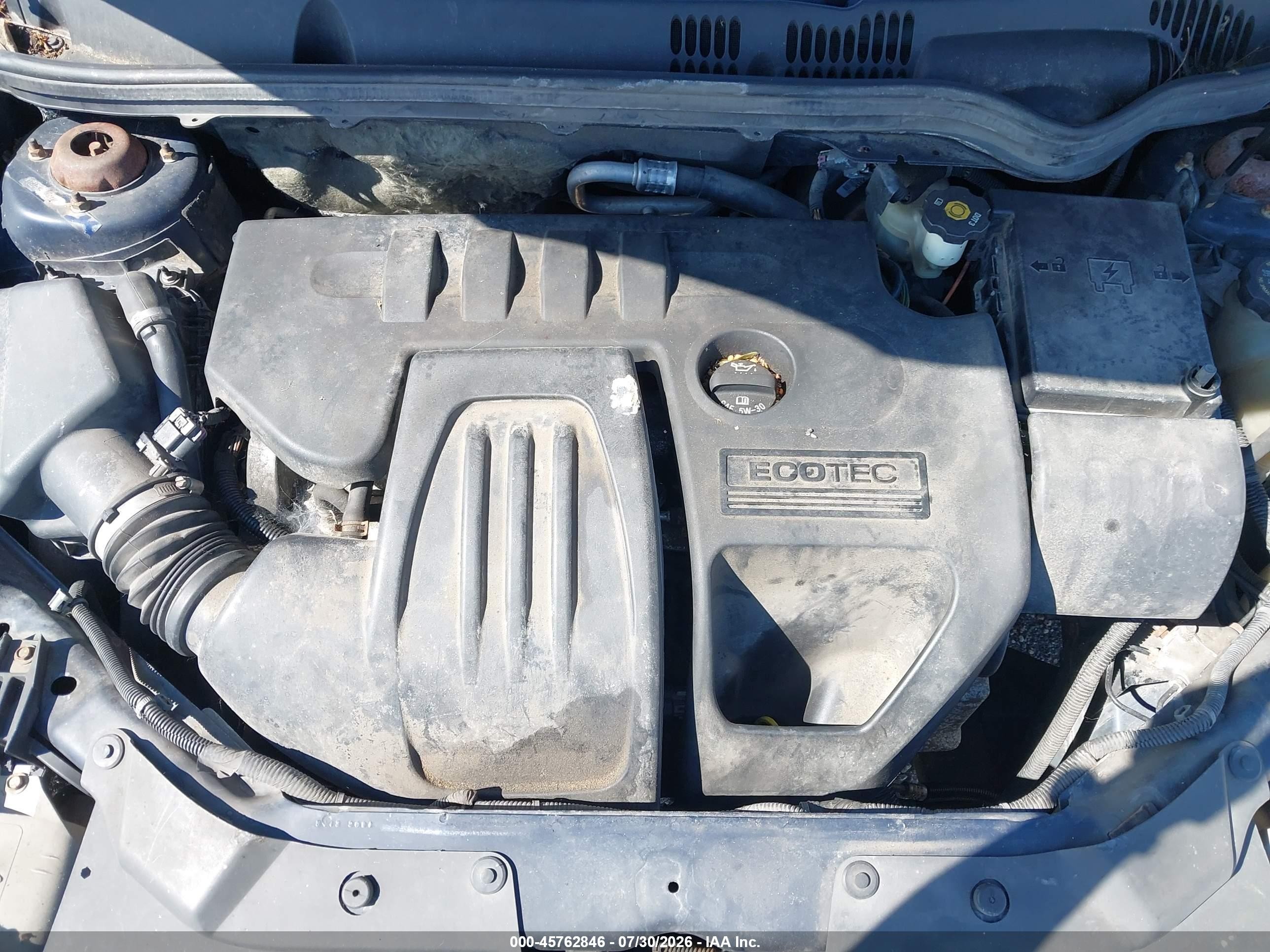 2008 Chevrolet Cobalt Lt Blue vin: 1G1AL58F187146405