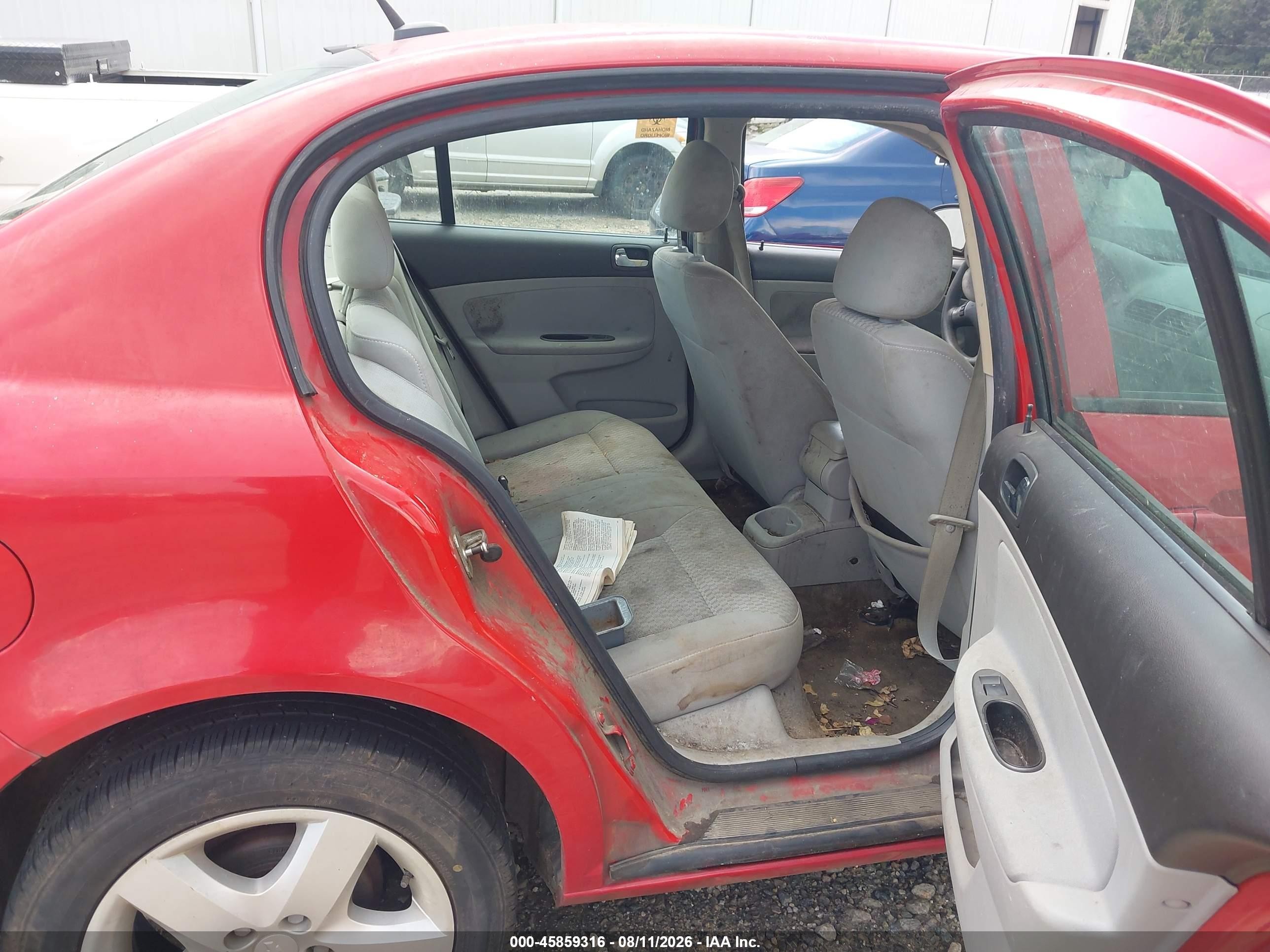 2008 Chevrolet Cobalt Lt Red vin: 1G1AL58F187229011