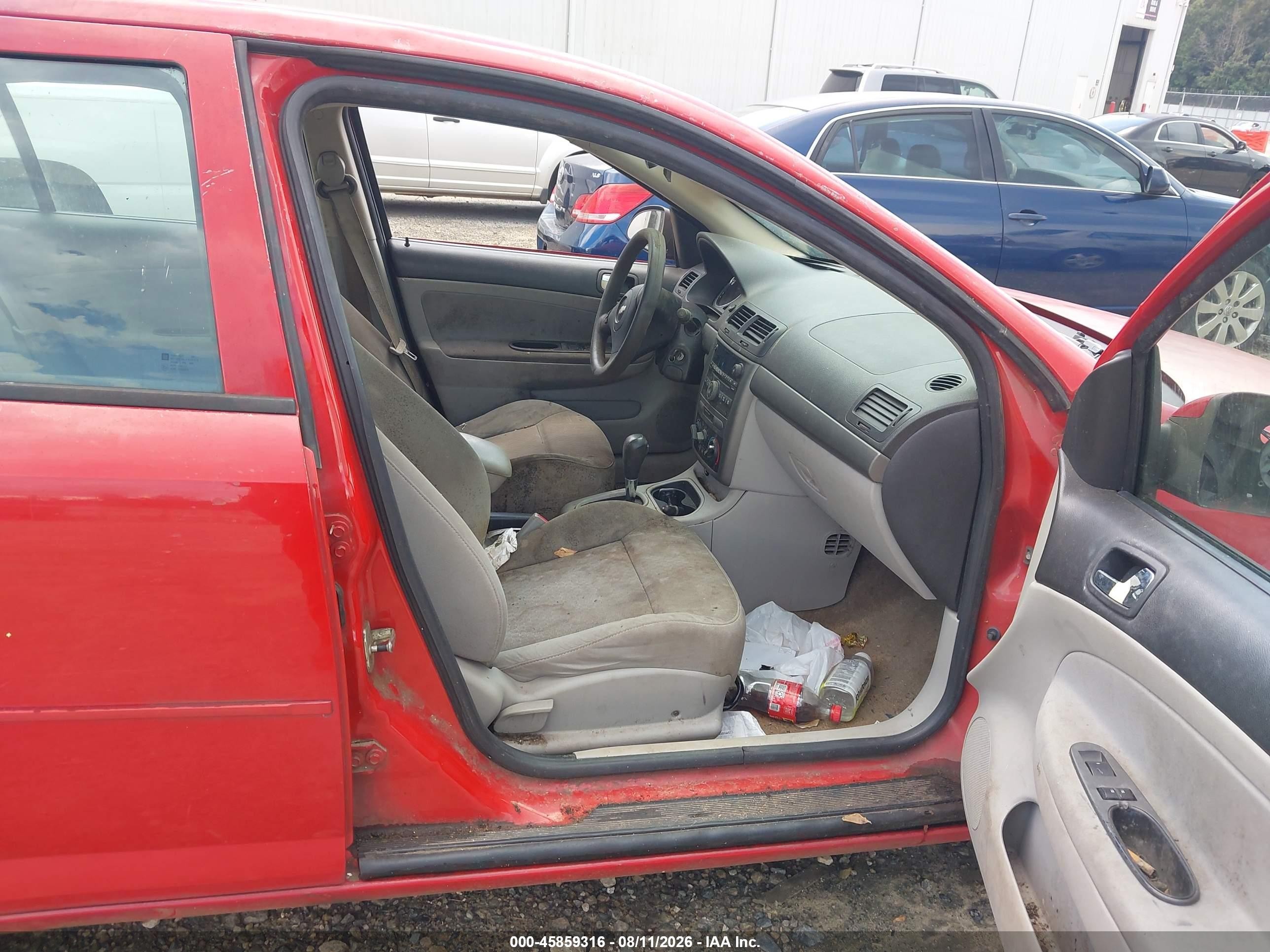 2008 Chevrolet Cobalt Lt Red vin: 1G1AL58F187229011
