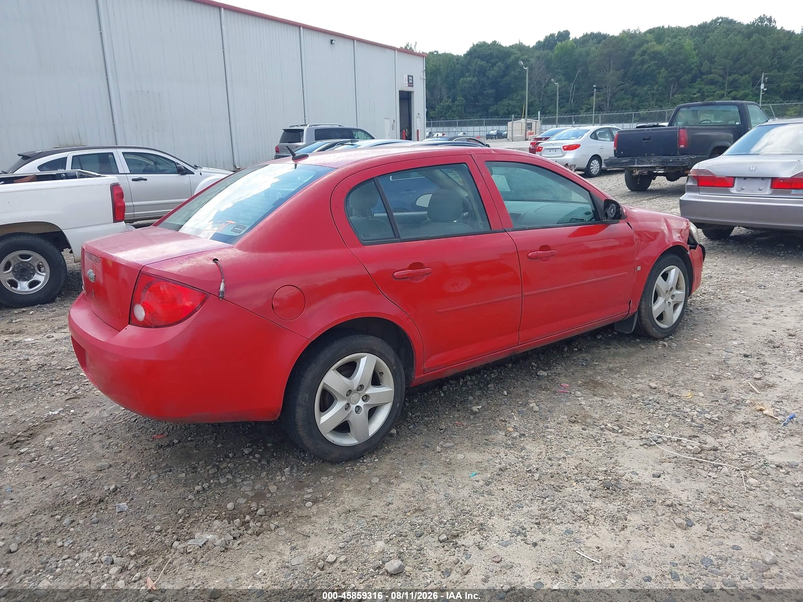 2008 Chevrolet Cobalt Lt Red vin: 1G1AL58F187229011