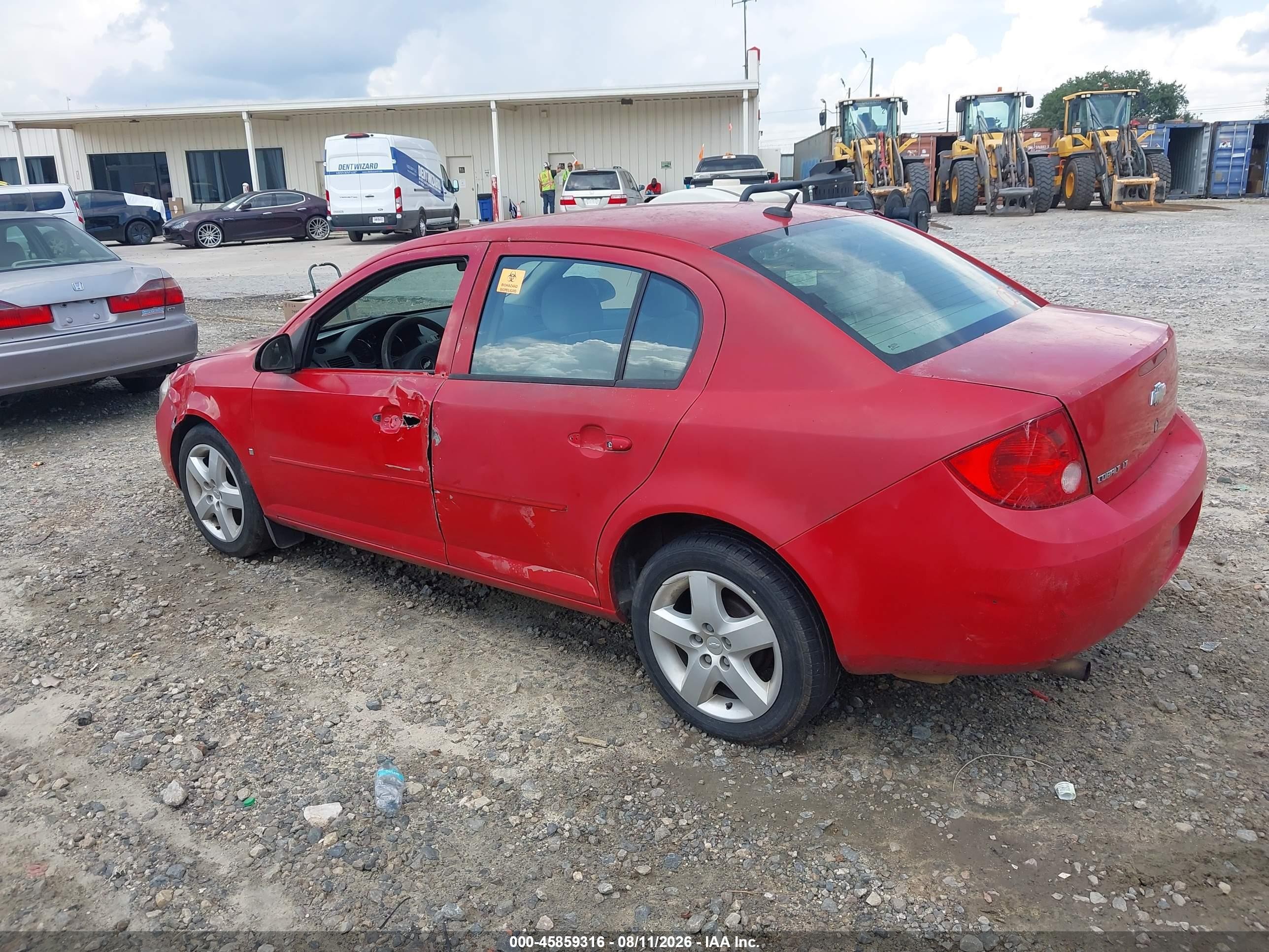 2008 Chevrolet Cobalt Lt Red vin: 1G1AL58F187229011