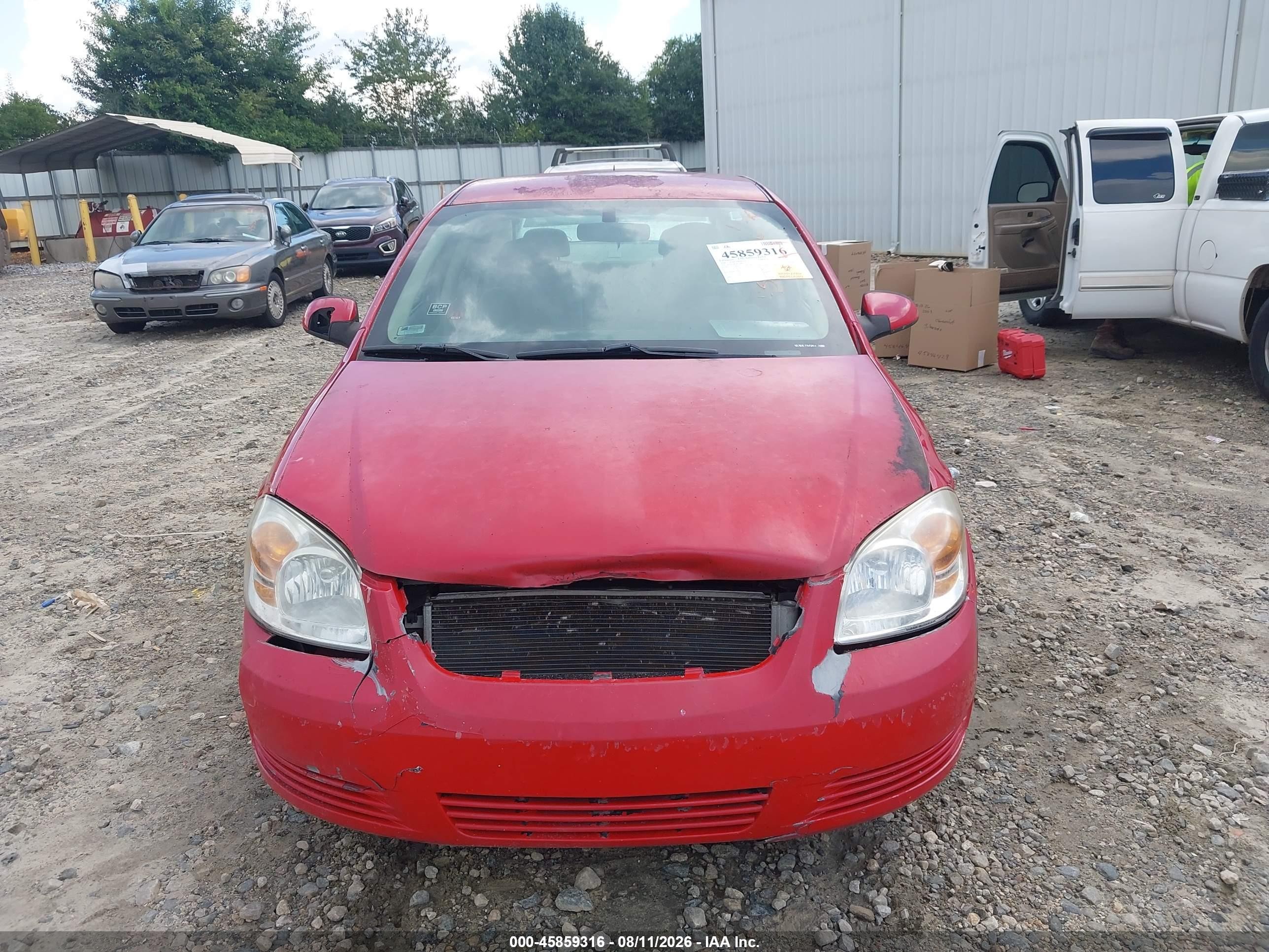 2008 Chevrolet Cobalt Lt Red vin: 1G1AL58F187229011