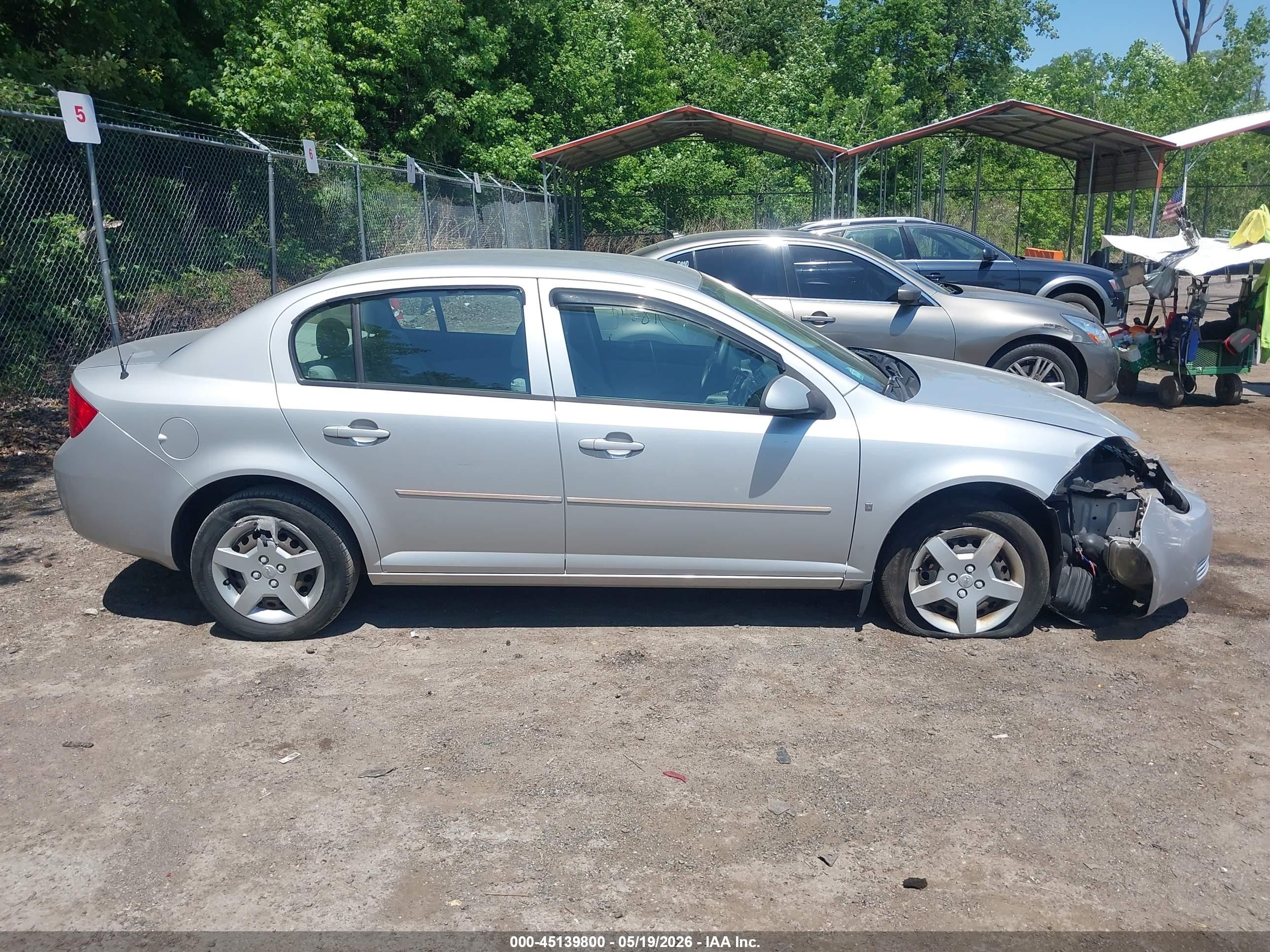 2008 Chevrolet Cobalt Lt Silver vin: 1G1AL58F187280430