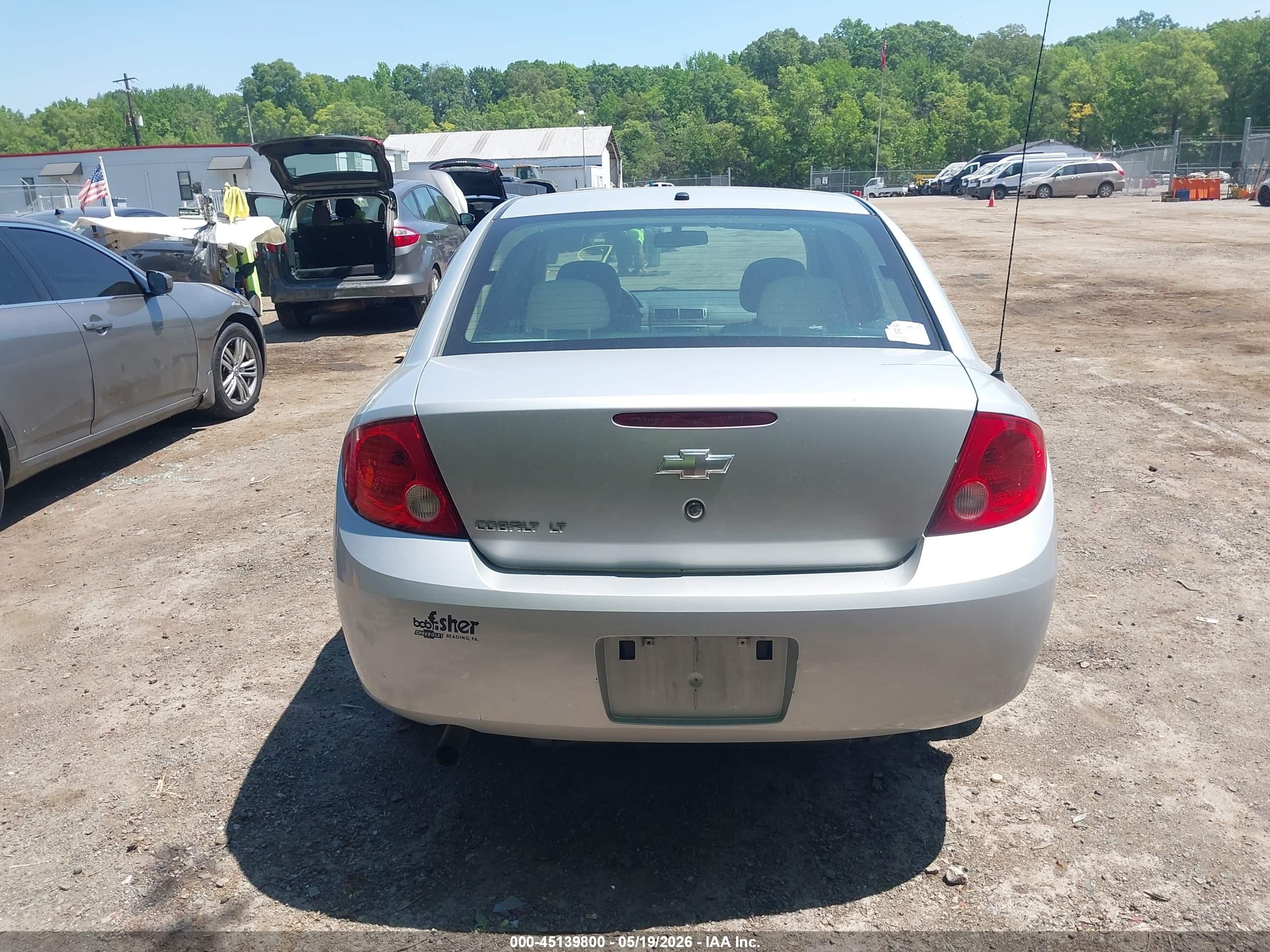 2008 Chevrolet Cobalt Lt Silver vin: 1G1AL58F187280430