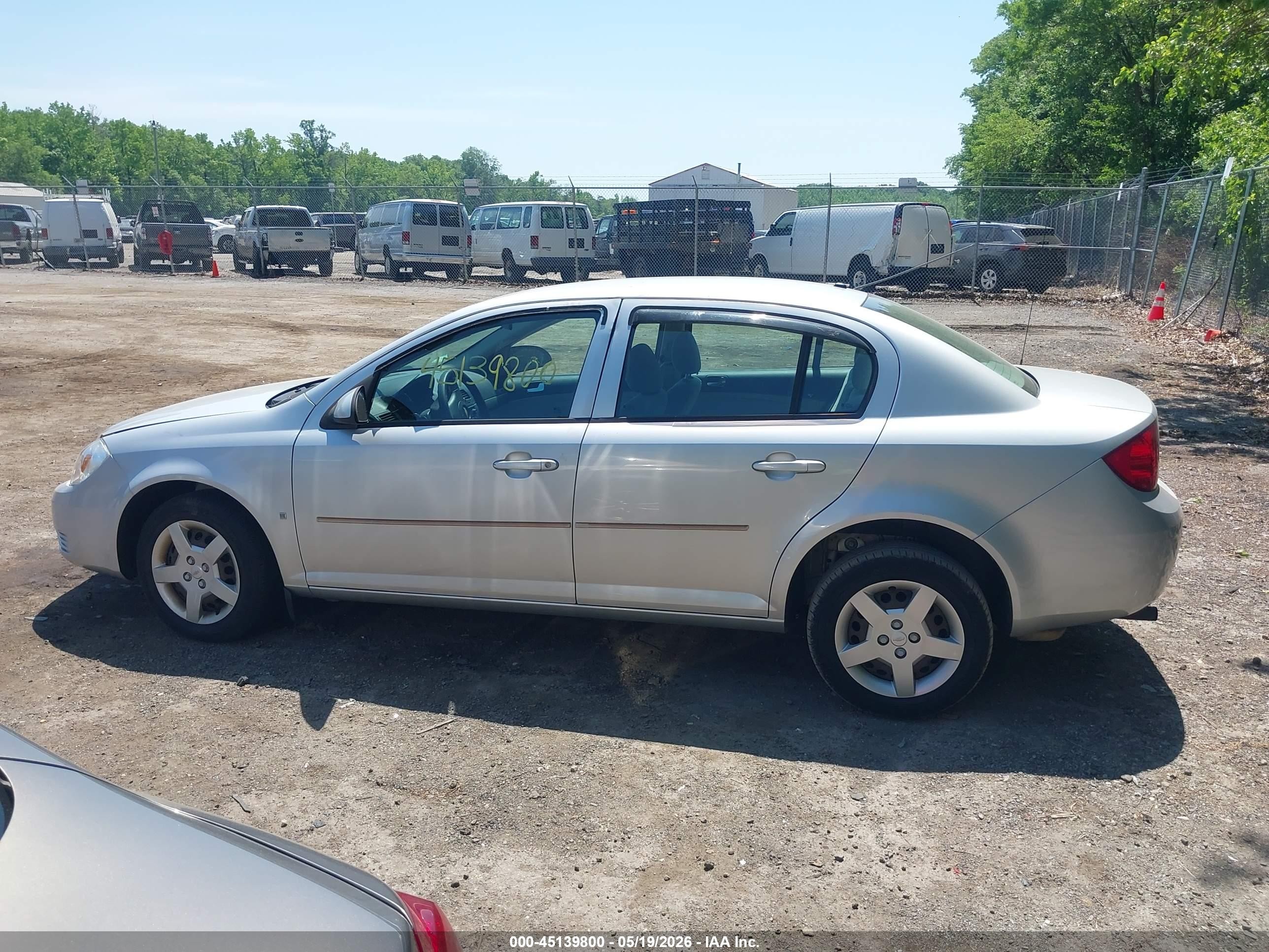 2008 Chevrolet Cobalt Lt Silver vin: 1G1AL58F187280430