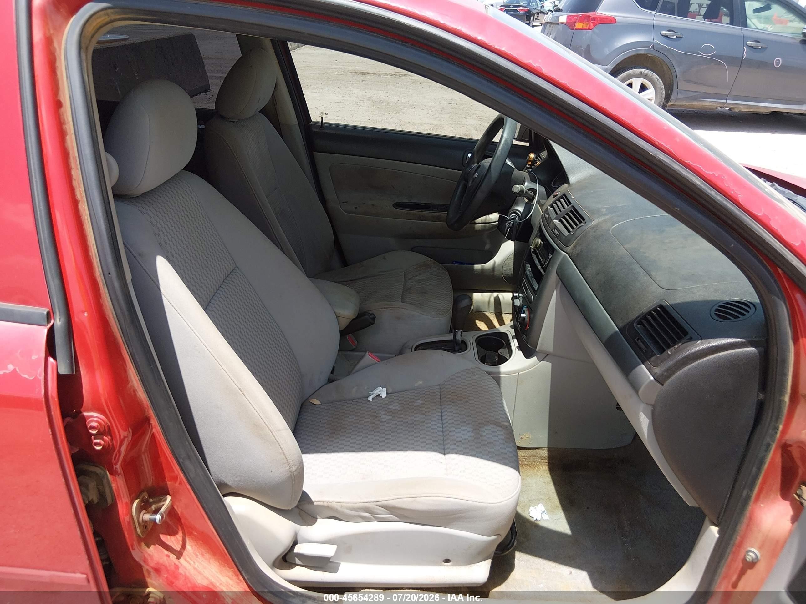 2008 Chevrolet Cobalt Lt Красный vin: 1G1AL58F287170325