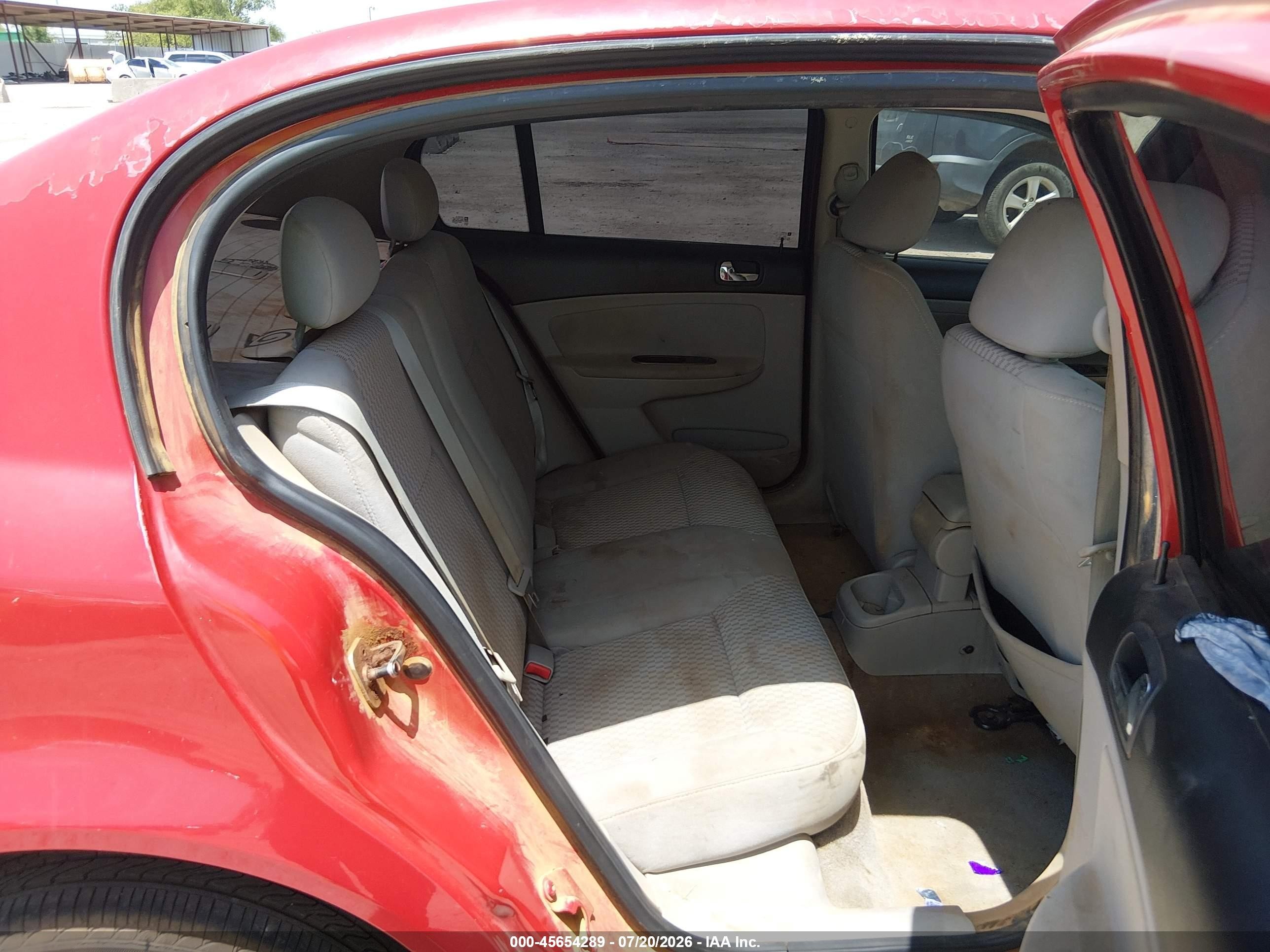 2008 Chevrolet Cobalt Lt Красный vin: 1G1AL58F287170325