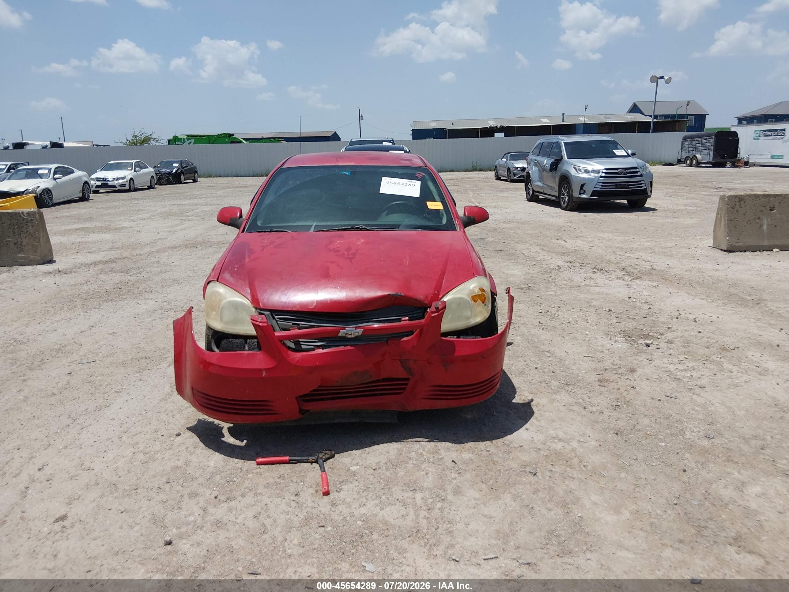 2008 Chevrolet Cobalt Lt Красный vin: 1G1AL58F287170325
