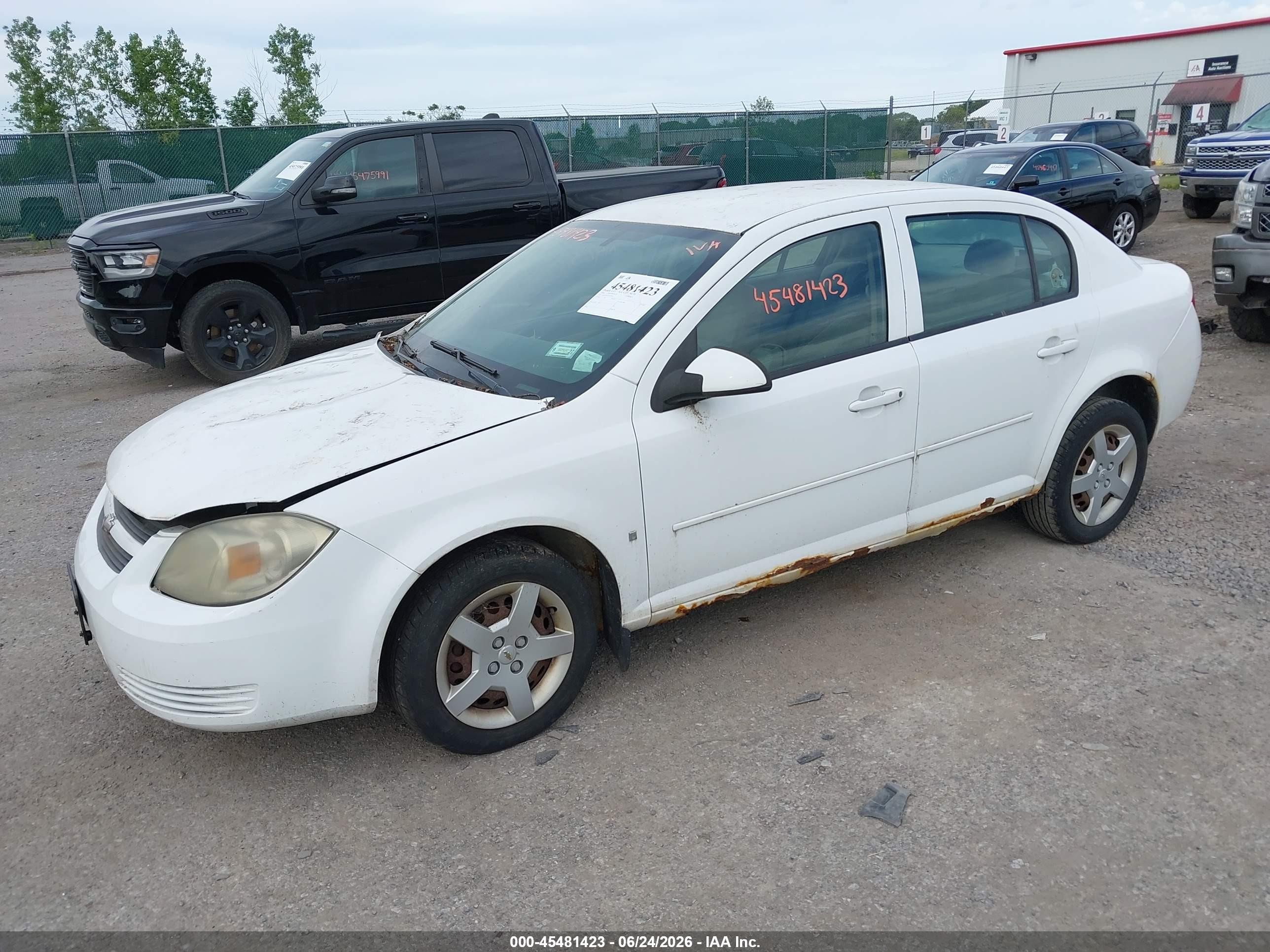 2008 Chevrolet Cobalt Lt White vin: 1G1AL58F287191689