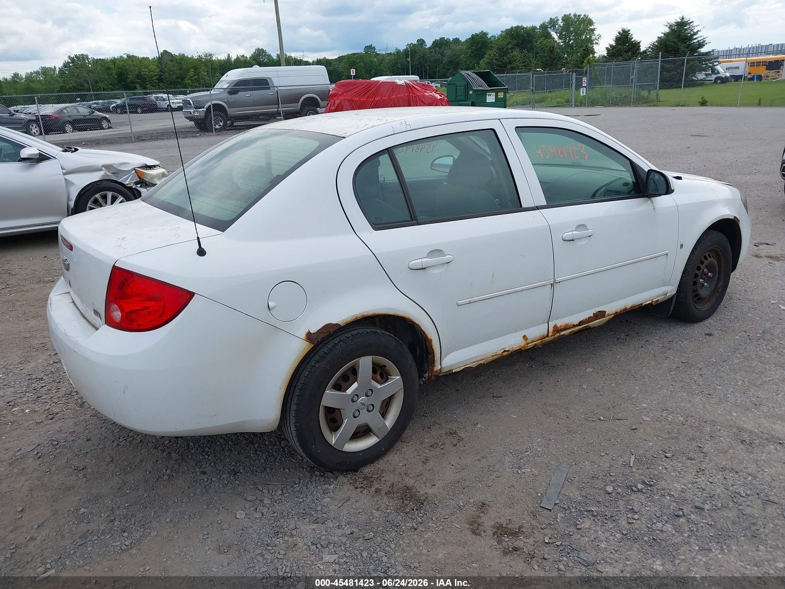 2008 Chevrolet Cobalt Lt White vin: 1G1AL58F287191689