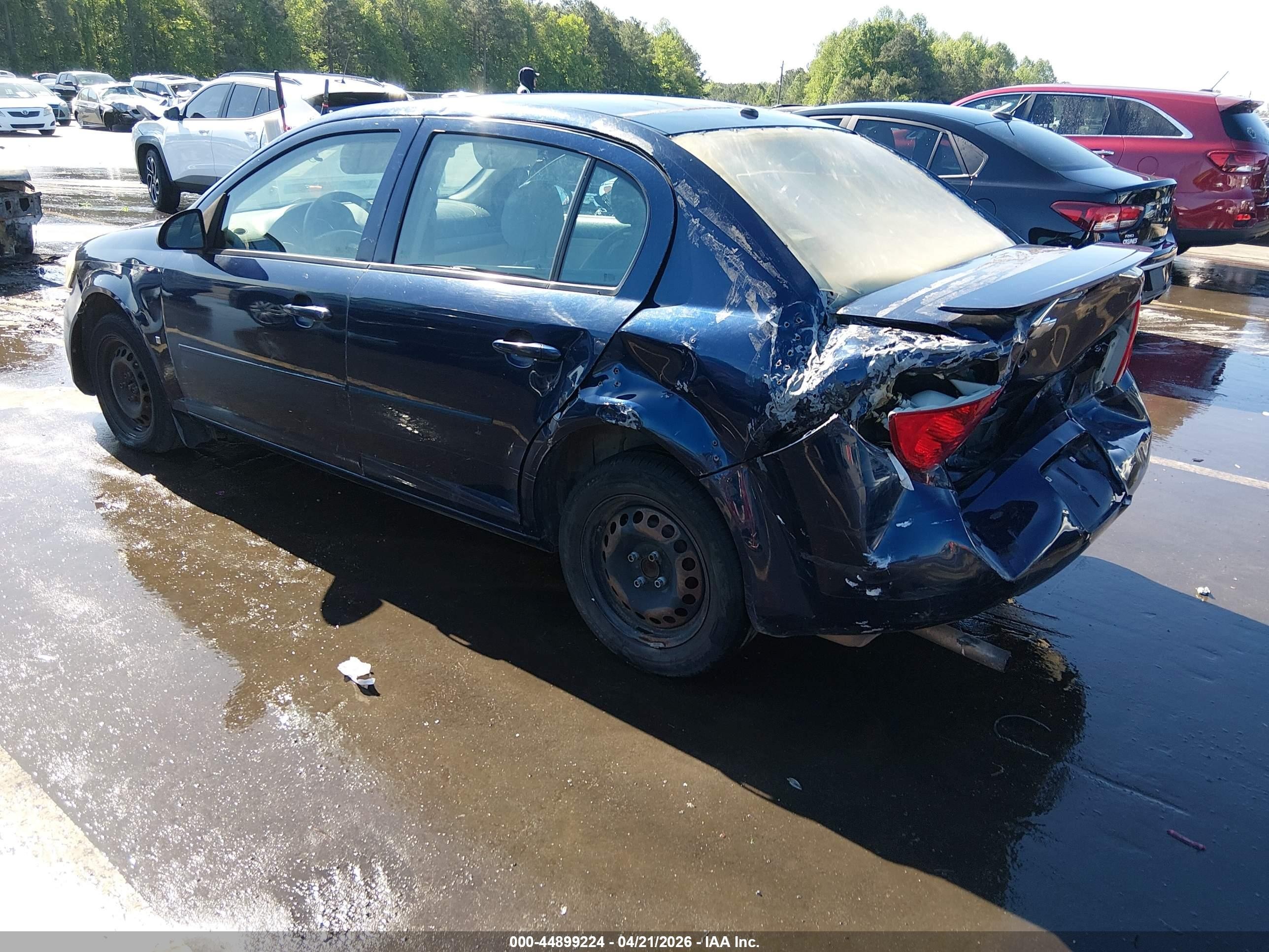 2008 Chevrolet Cobalt Lt Dark Blue vin: 1G1AL58F287257285
