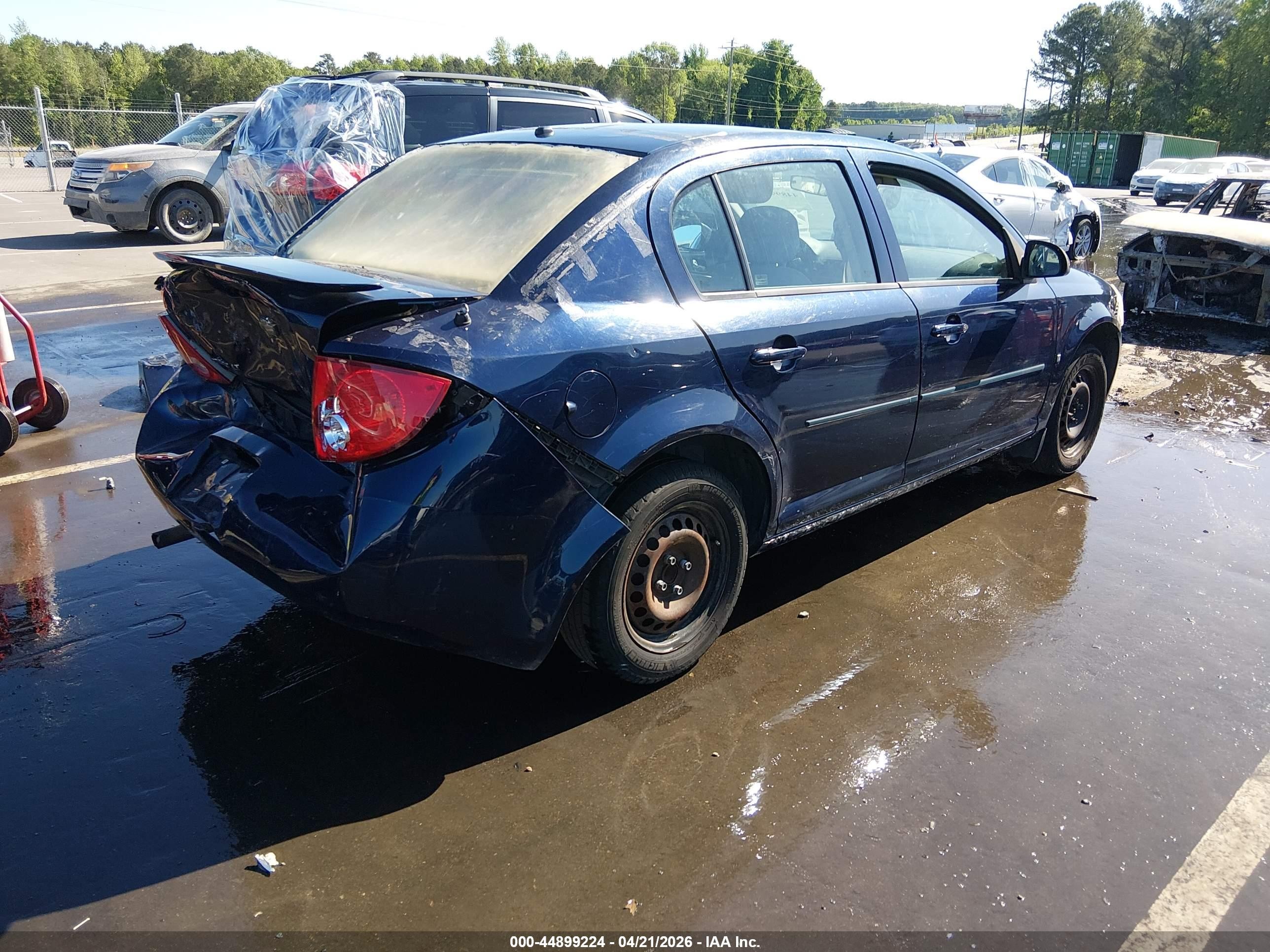 2008 Chevrolet Cobalt Lt Dark Blue vin: 1G1AL58F287257285