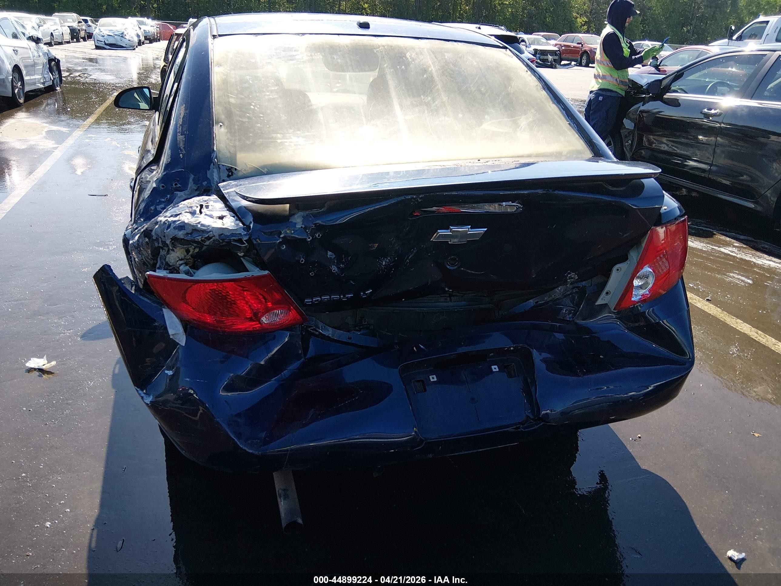 2008 Chevrolet Cobalt Lt Dark Blue vin: 1G1AL58F287257285