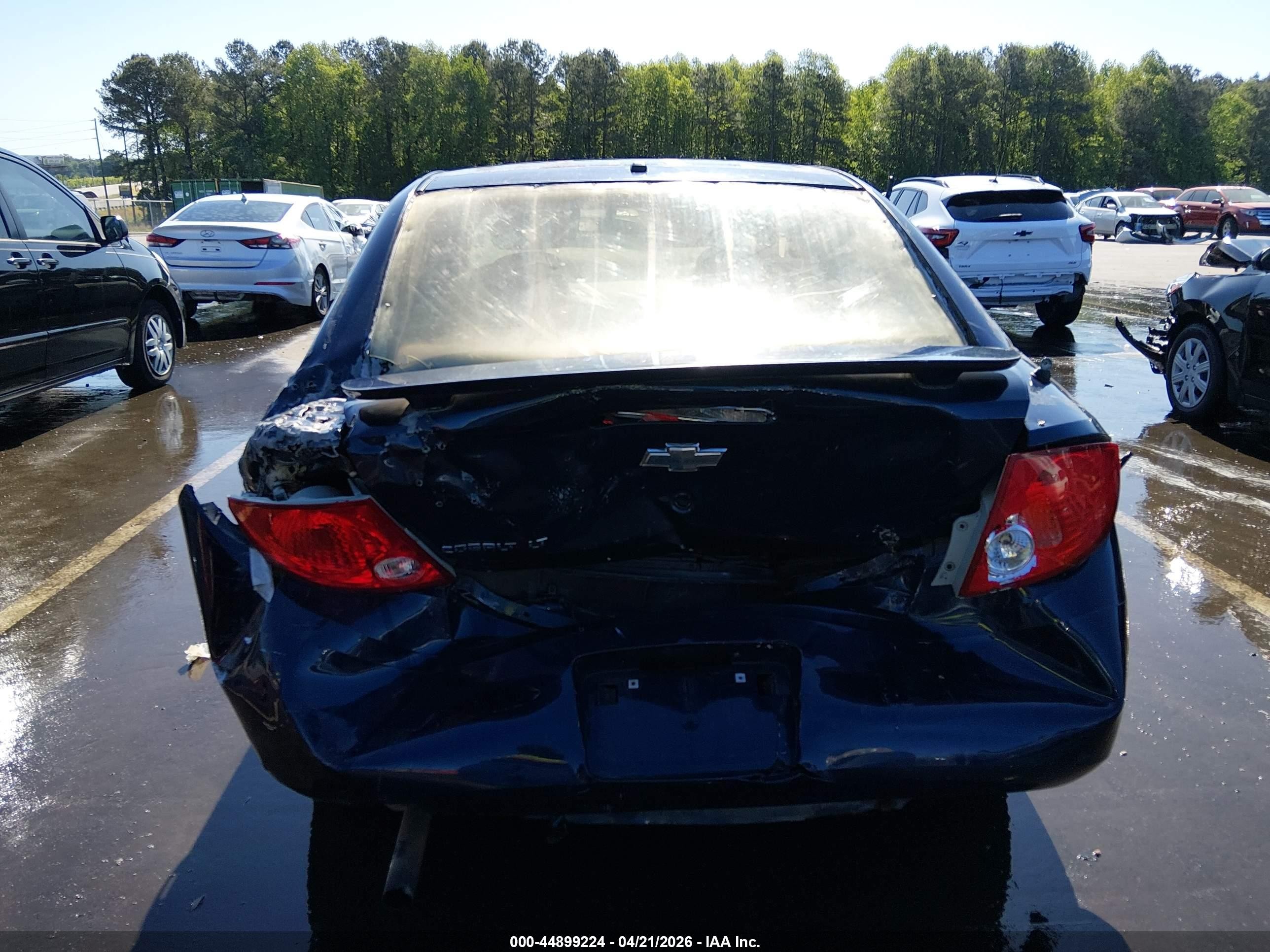 2008 Chevrolet Cobalt Lt Dark Blue vin: 1G1AL58F287257285