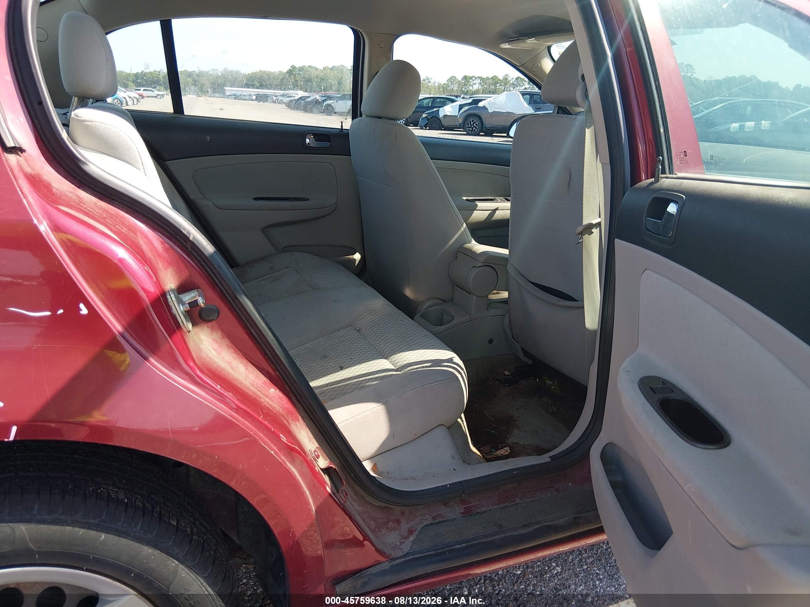 2008 Chevrolet Cobalt Lt Red vin: 1G1AL58F387103250