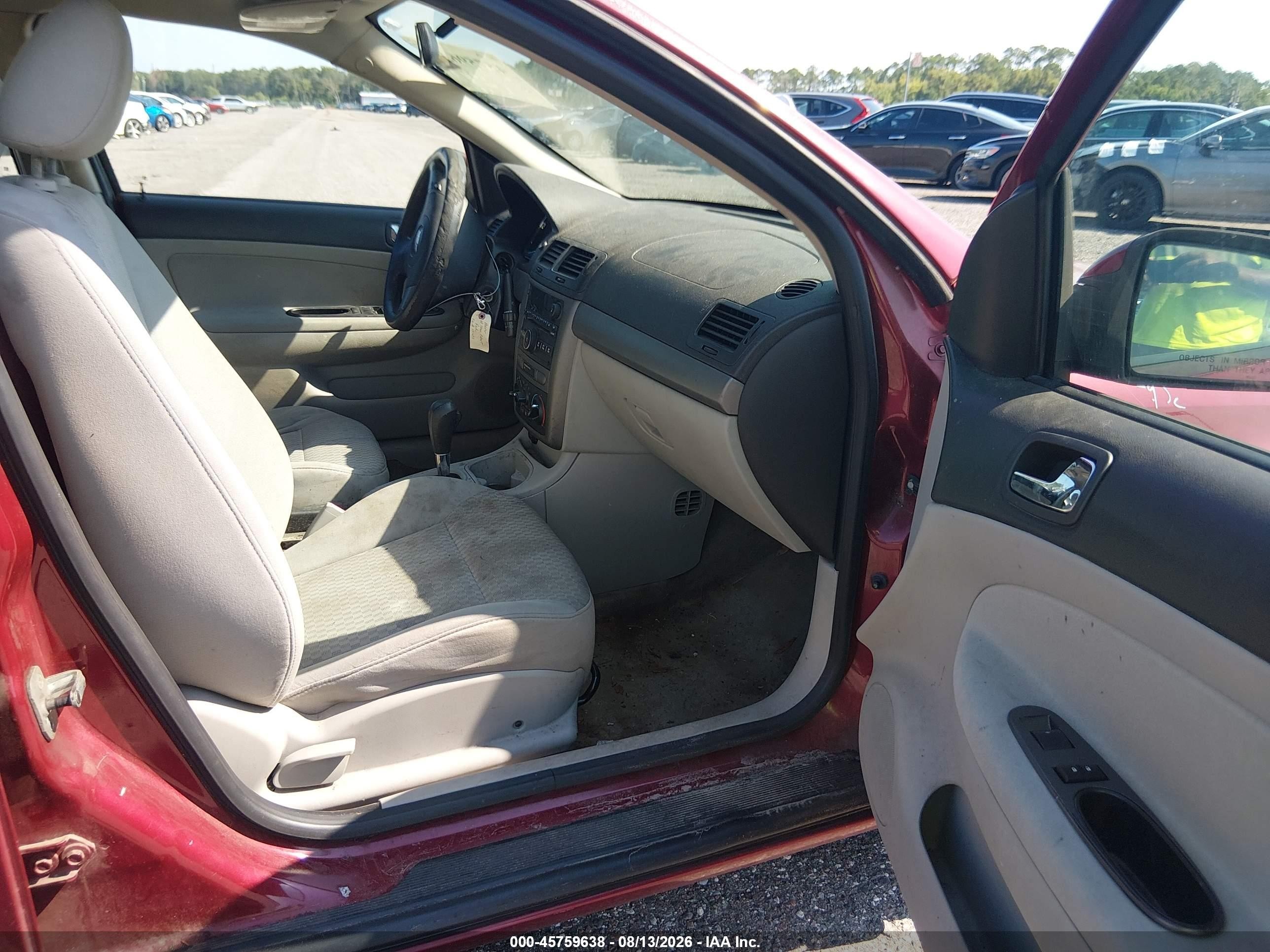 2008 Chevrolet Cobalt Lt Red vin: 1G1AL58F387103250