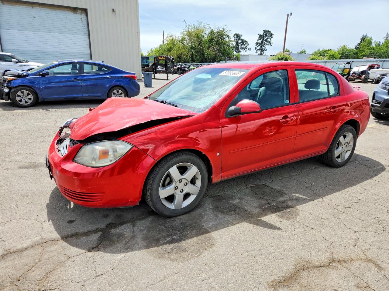 2008 Chevrolet Cobalt Lt Red vin: 1G1AL58F387271826