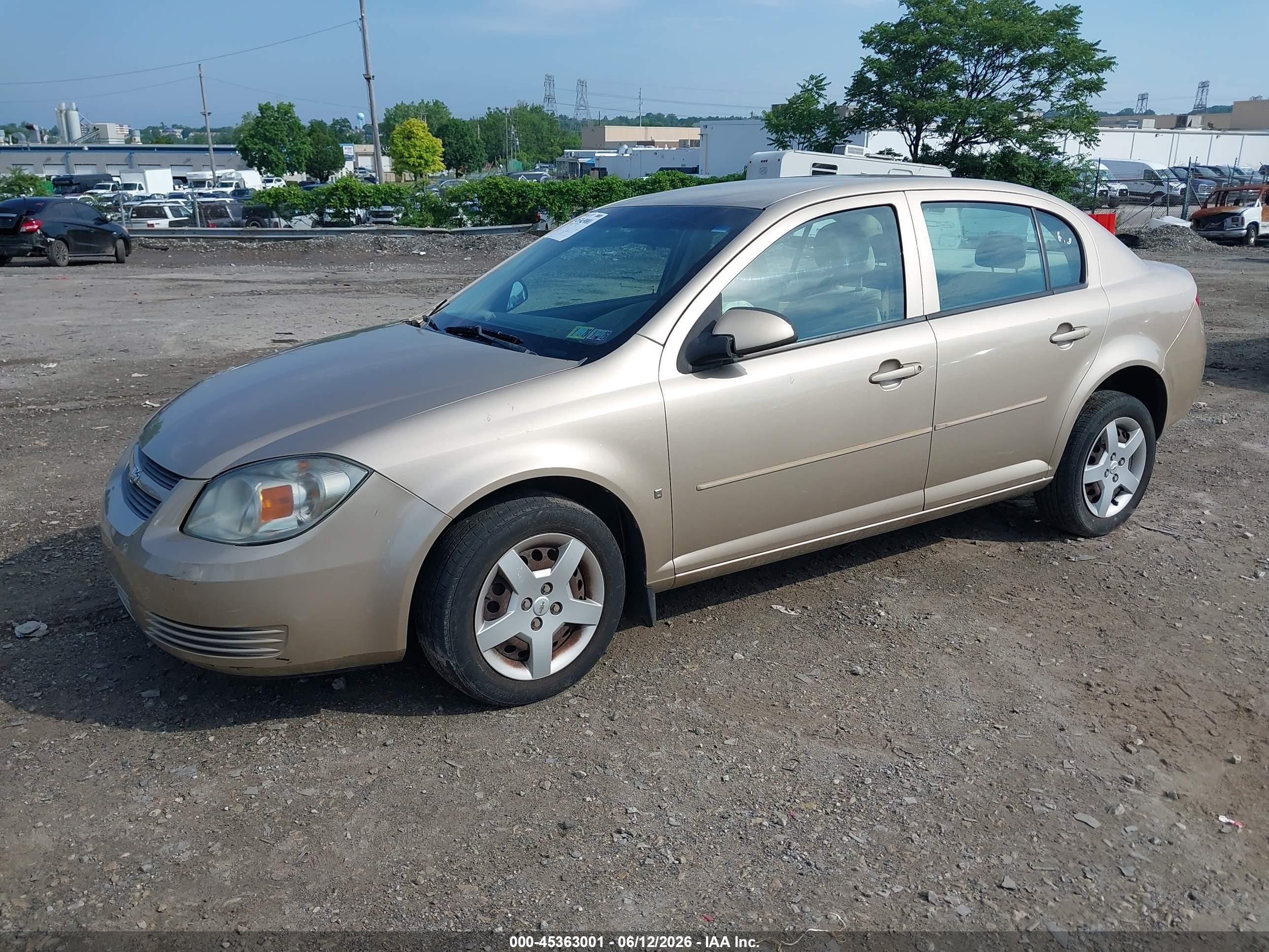 2008 Chevrolet Cobalt Lt Gold vin: 1G1AL58F387291056